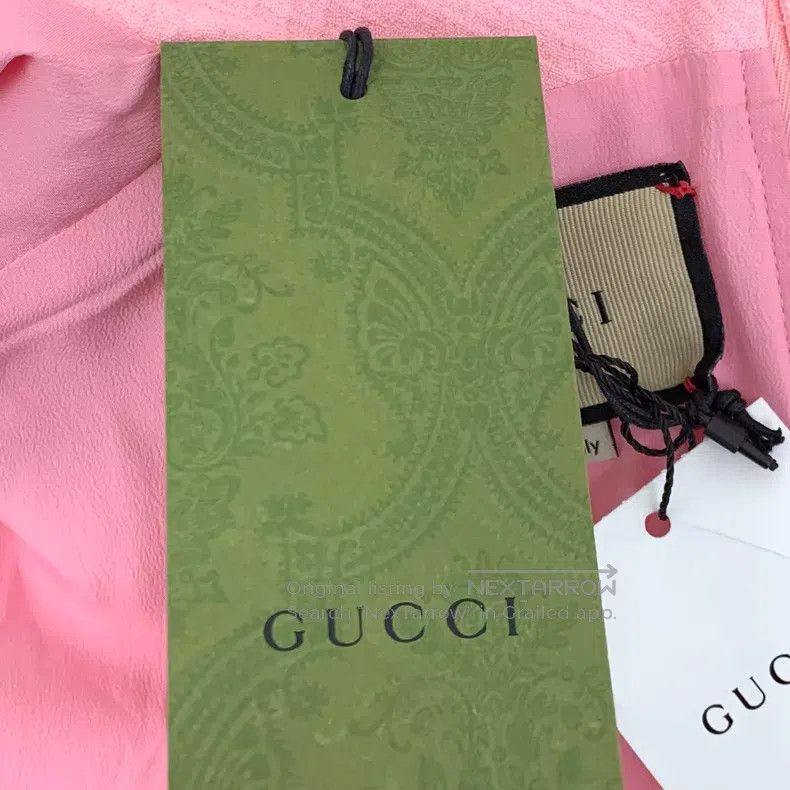 Gucci Gucci Pink pocket collar lapel single-breasted short-sleev Size XS / US 0-2 / IT 36-38 - 7 Thumbnail