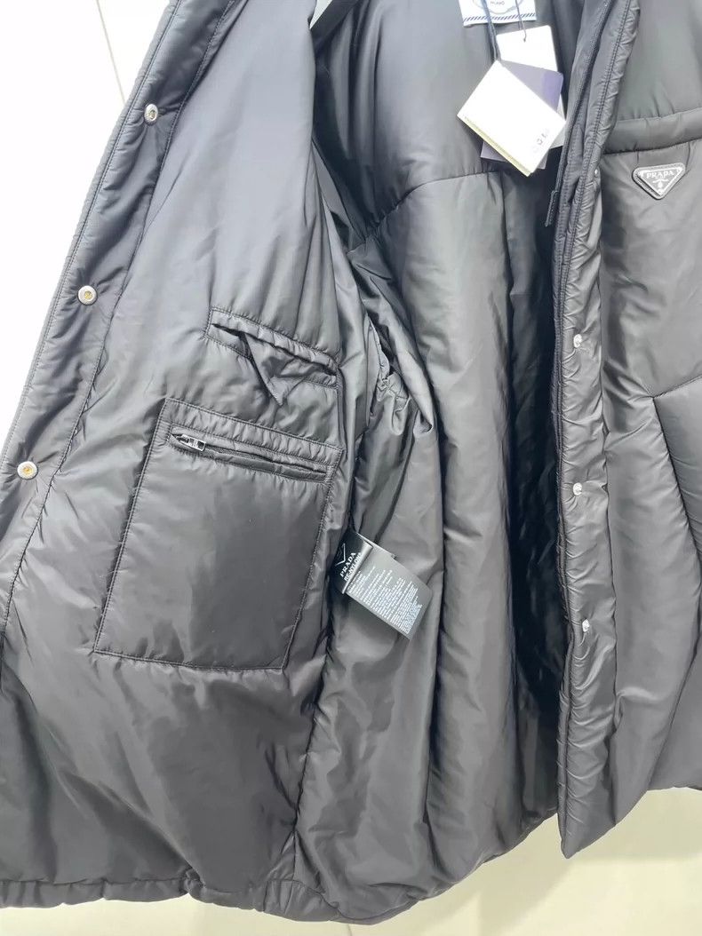 Prada Prada Autumn and winter popular black hooded cotton clothes Size US XXS / EU 40 - 4 Thumbnail