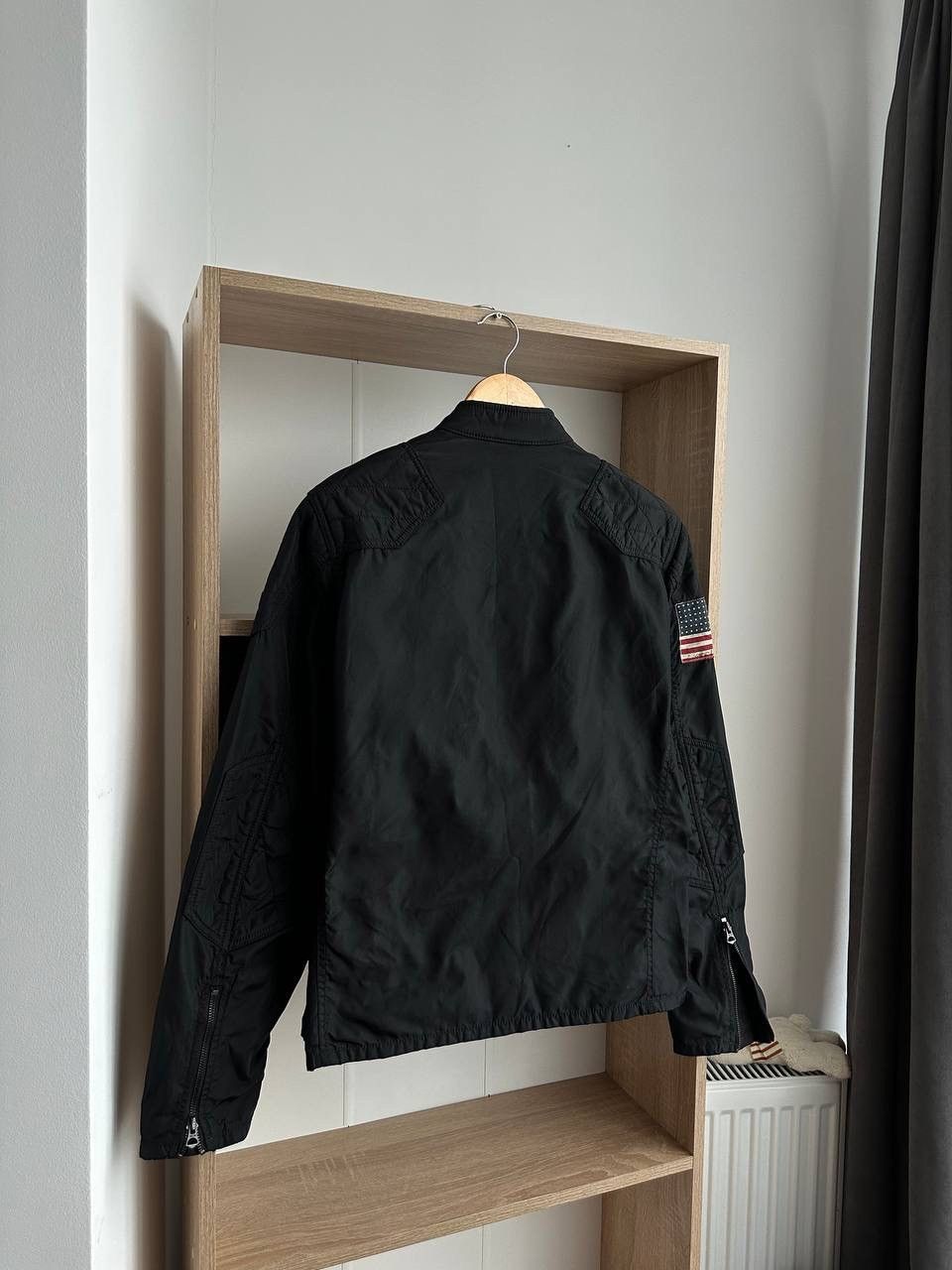Polo Ralph Lauren × Vintage Vintage Ralph Lauren Denim Supply Black Motorcycle Jacket Size US M / EU 48-50 / 2 - 10 Thumbnail