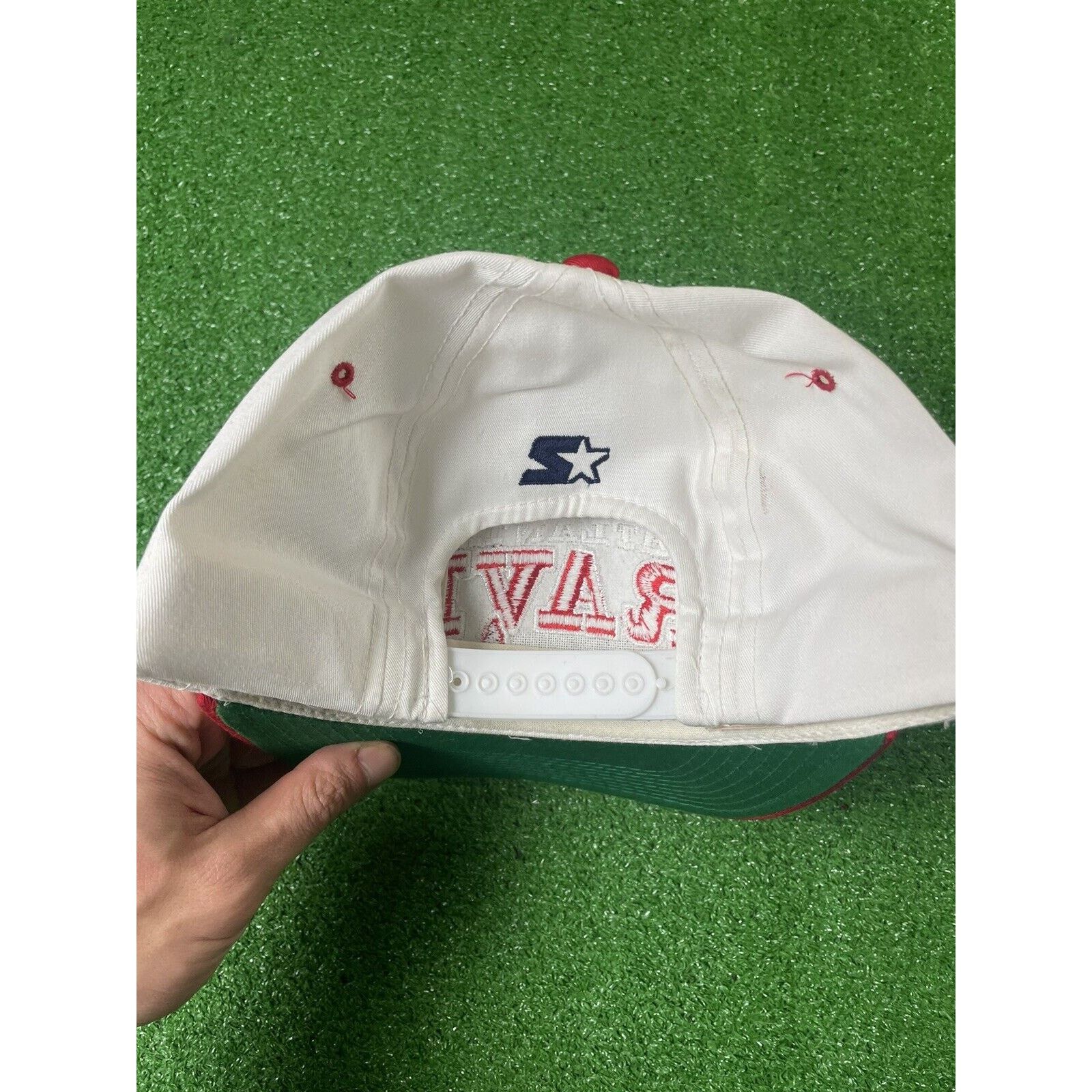 Starter Vintage 90s Starter Atlanta Braves MLB Snapback Hat USA Size ONE SIZE - 2 Thumbnail