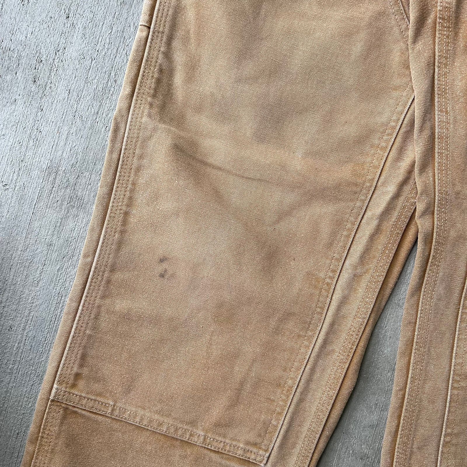 Carhartt × Vintage Carhartt brown double knee work wear carpenter pants Size US 32 / EU 48 - 3 Thumbnail