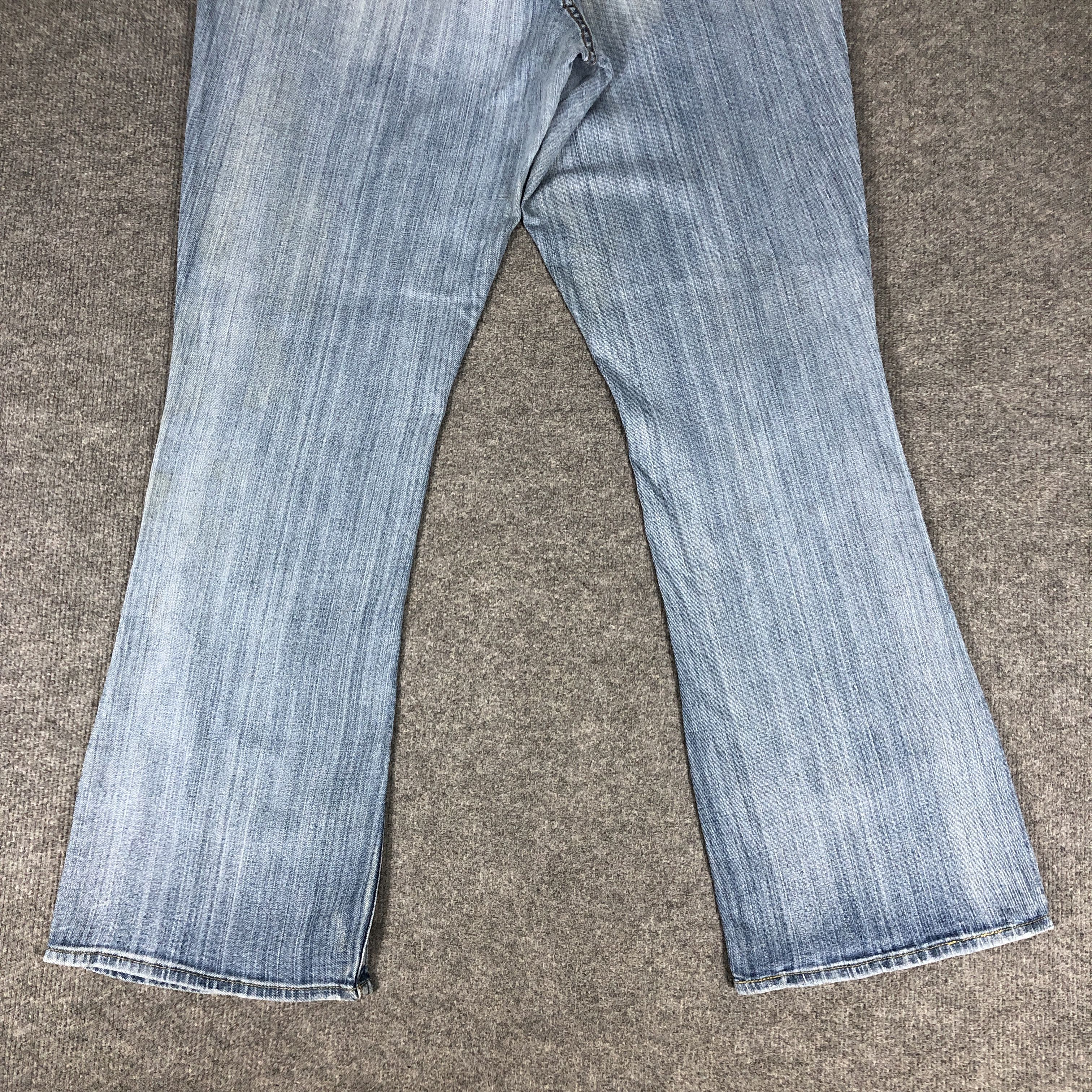 Levi's × Vintage Womens Vintage Levis Jeans Flare Light Blue Wash L878W Size 37" - 7 Thumbnail