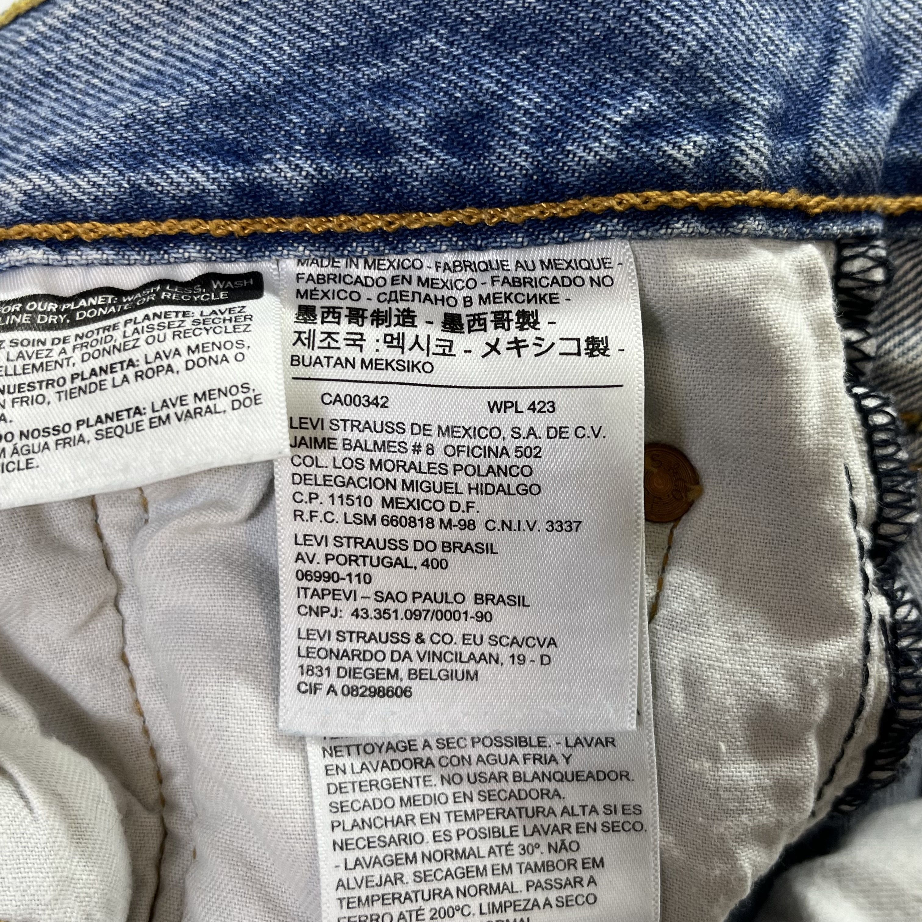 Levi's Vintage Levis 501 Distressed Denim Thrashed Pants Size US 32 / EU 48 - 9 Thumbnail