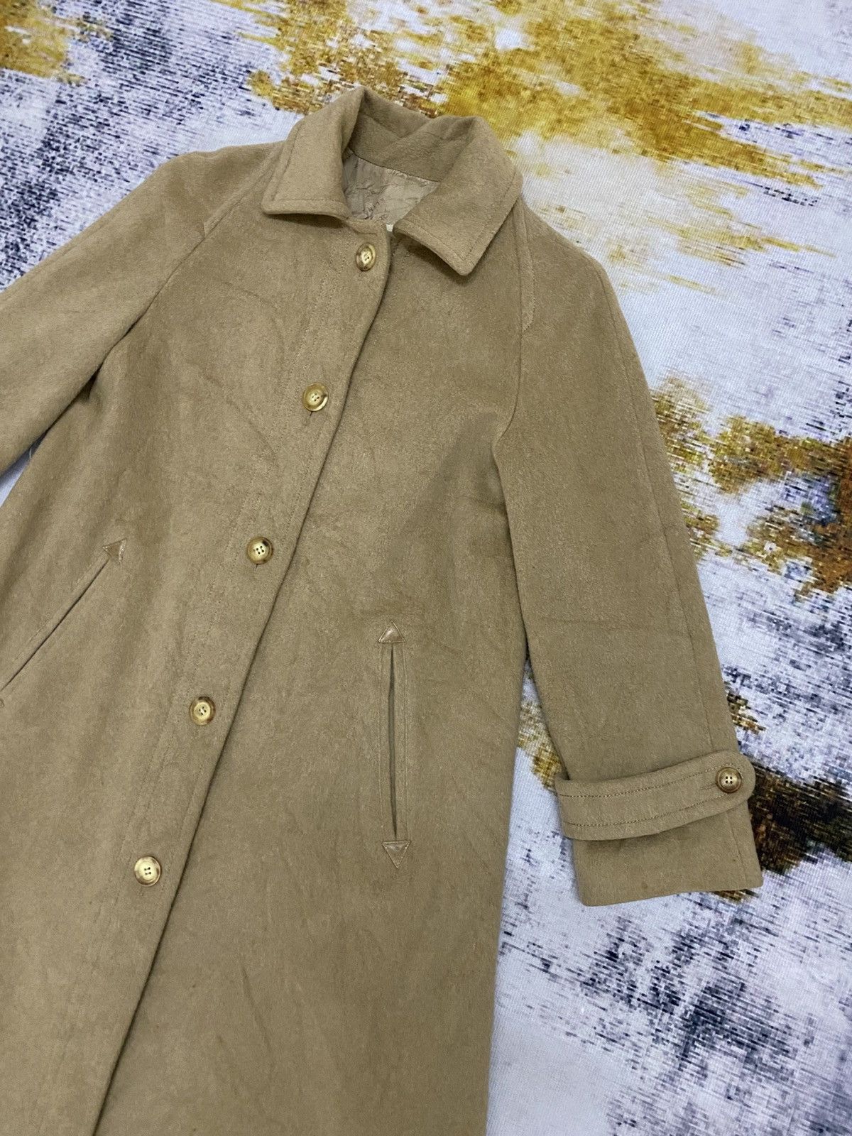 Celine Celine Wool Trench Coat Jacket Size S / US 4 / IT 40 - 8 Thumbnail