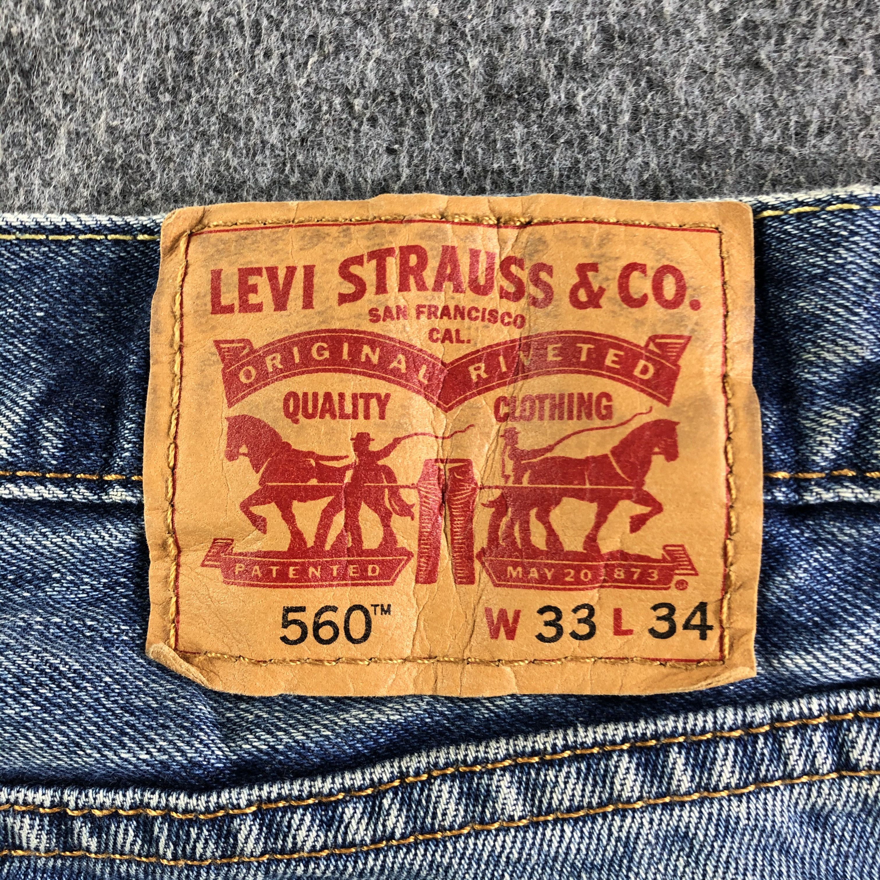 Levi's Vintage Blue Wash Levis 560 Jeans-J4394 Size US 33 - 5 Thumbnail