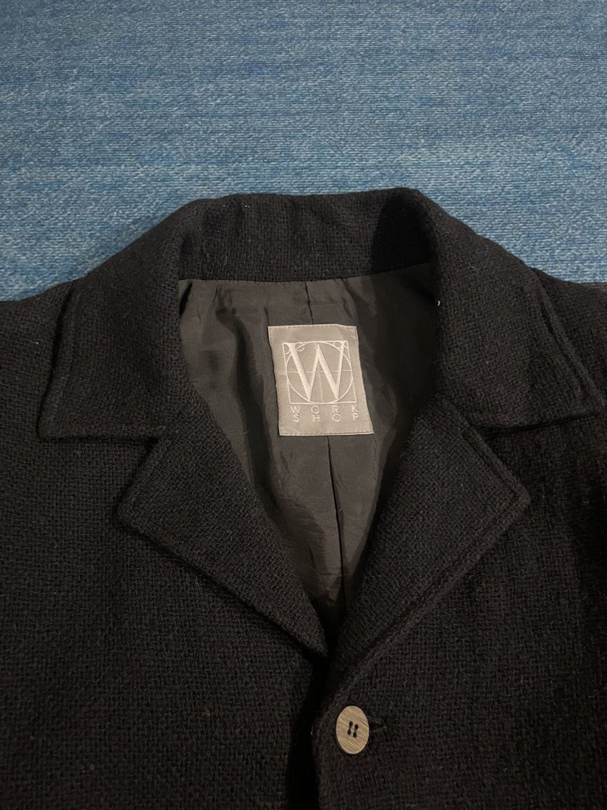 Yohji Yamamoto Vintage Workshop By Yohji Yamamoto Coat Jacket Size 50L - 10 Thumbnail