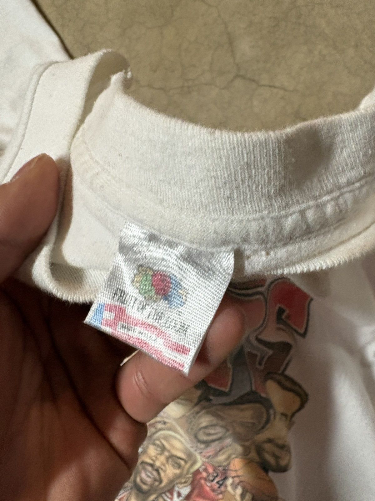 Fruit Of The Loom Vintage 90s Chicago Bulls NBA Finals Champs 1996 Tee T-shirt Size US XL / EU 56 / 4 - 5 Thumbnail