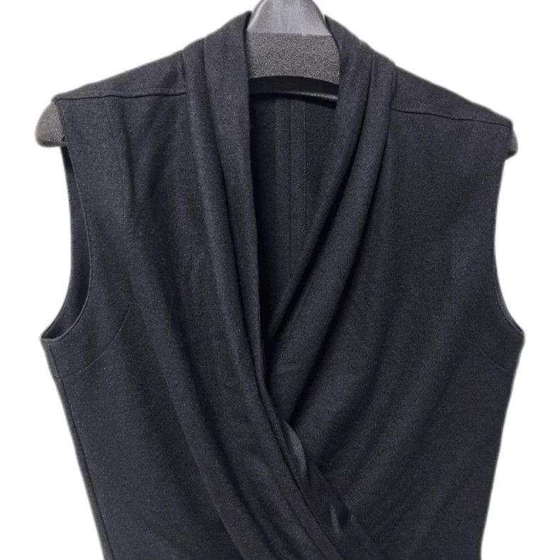 Helmut Lang HELMUT LANG sizeP Draped over the upper, sleeveless knit ve Size M / US 6-8 / IT 42-44 - 2 Thumbnail