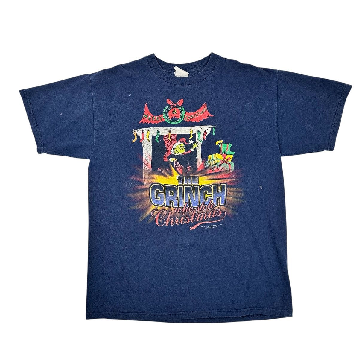 Vintage Vintage 1999 Dr Seuss Grinch Who Stole Christmas 90s Tee Size US XL / EU 56 / 4 - 1 Thumbnail