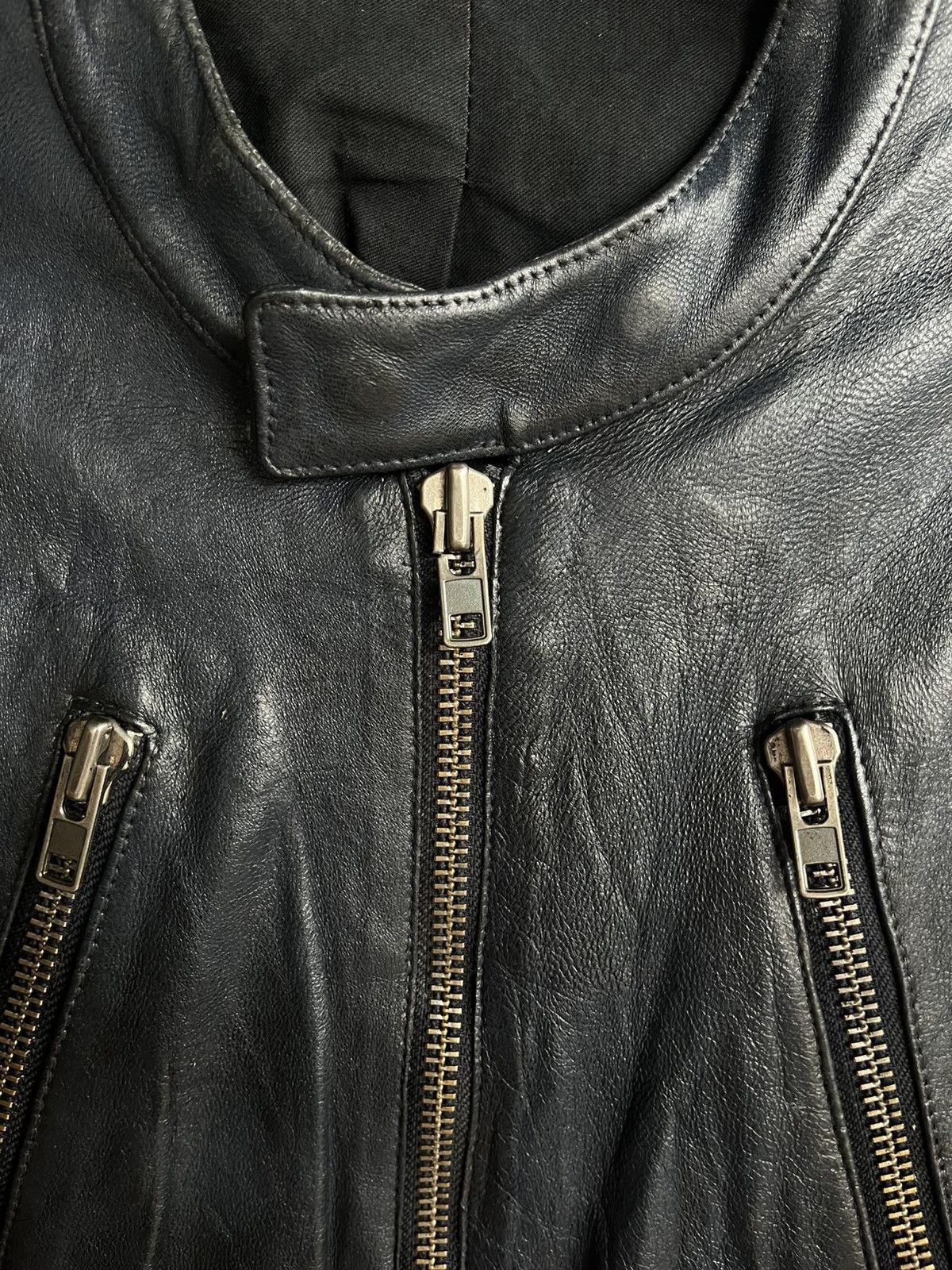 Maison Margiela FW2007 Martin Margiela 5 Zip Leather Jacket Size US S / EU 44-46 / 1 - 3 Thumbnail
