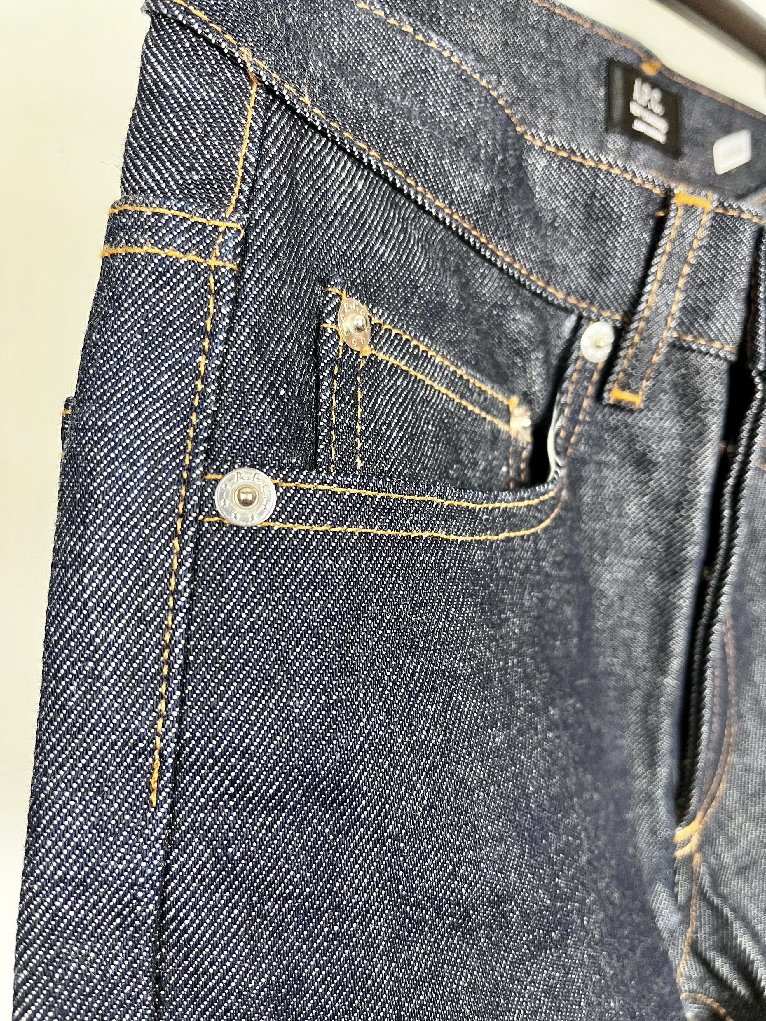 A.P.C. DSWT Selvedge Denim APC New Standard Jeans Size 24" / US 00 / IT 34 - 6 Thumbnail