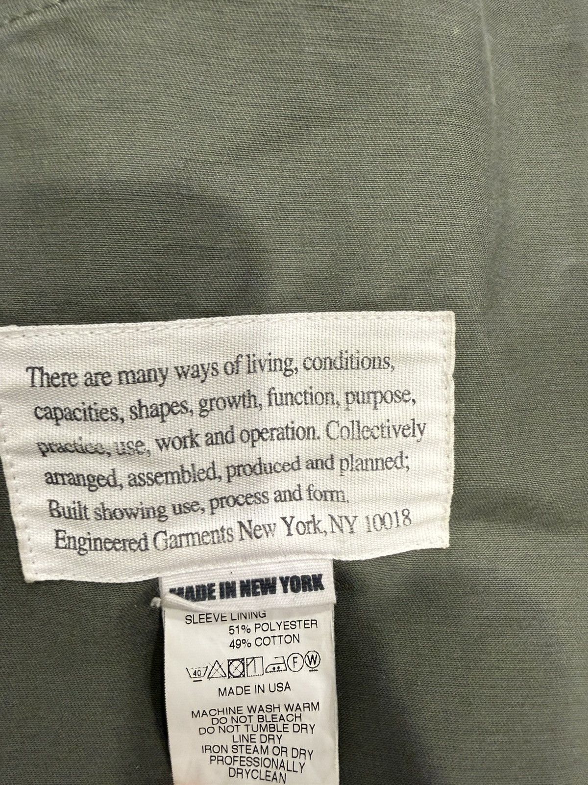 Engineered Garments Engineered Garments Madison Parka AW19 Olive Green Size US L / EU 52-54 / 3 - 7 Thumbnail