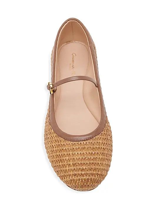 Gianvito Rossi os11x1225 Carla Ballerina Flats Brown Size US 8 / IT 38 - 4 Thumbnail