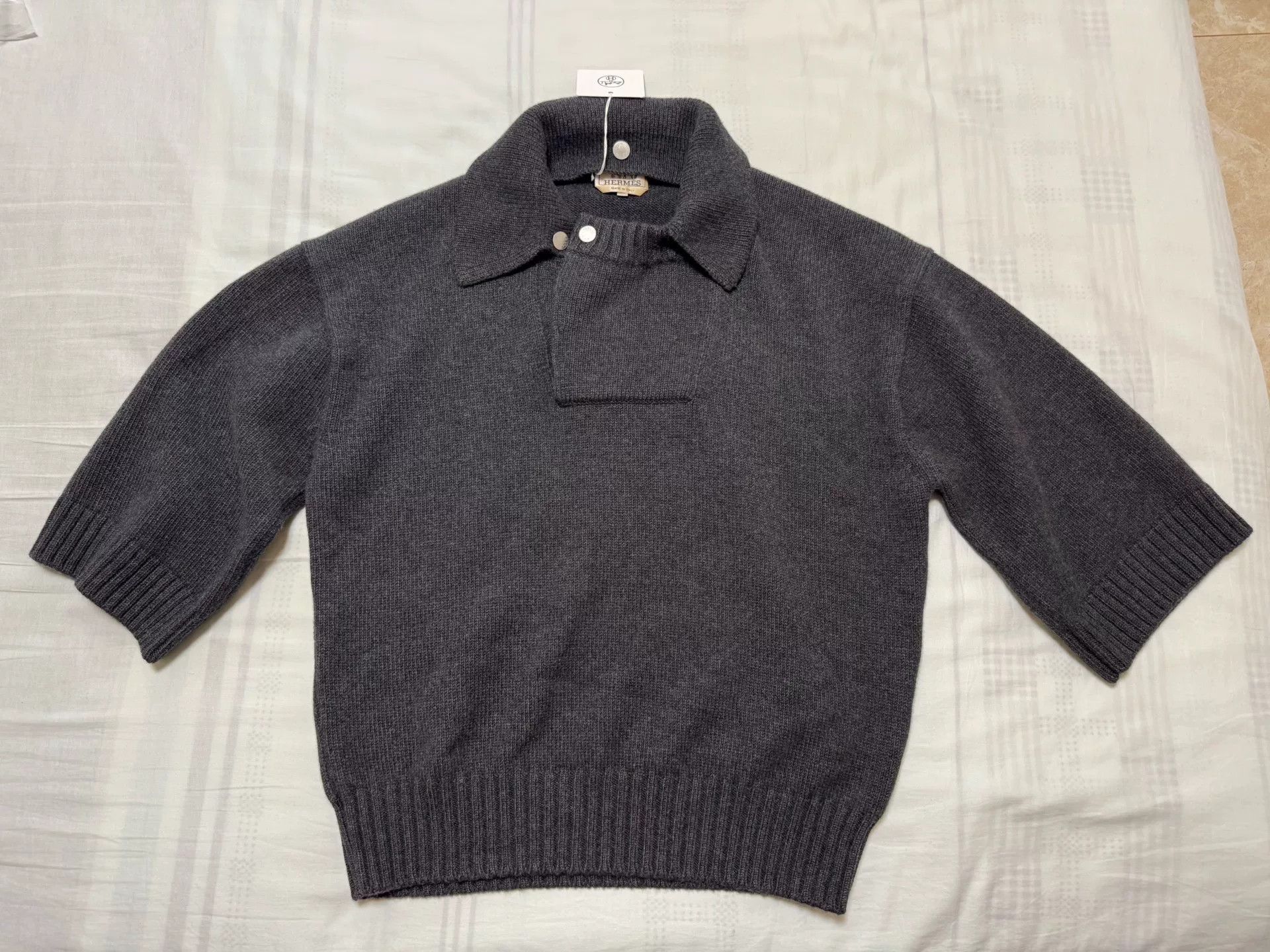 Hermes Hermes 100% Cashmere Coat Size US L / EU 52-54 / 3 - 1 Thumbnail