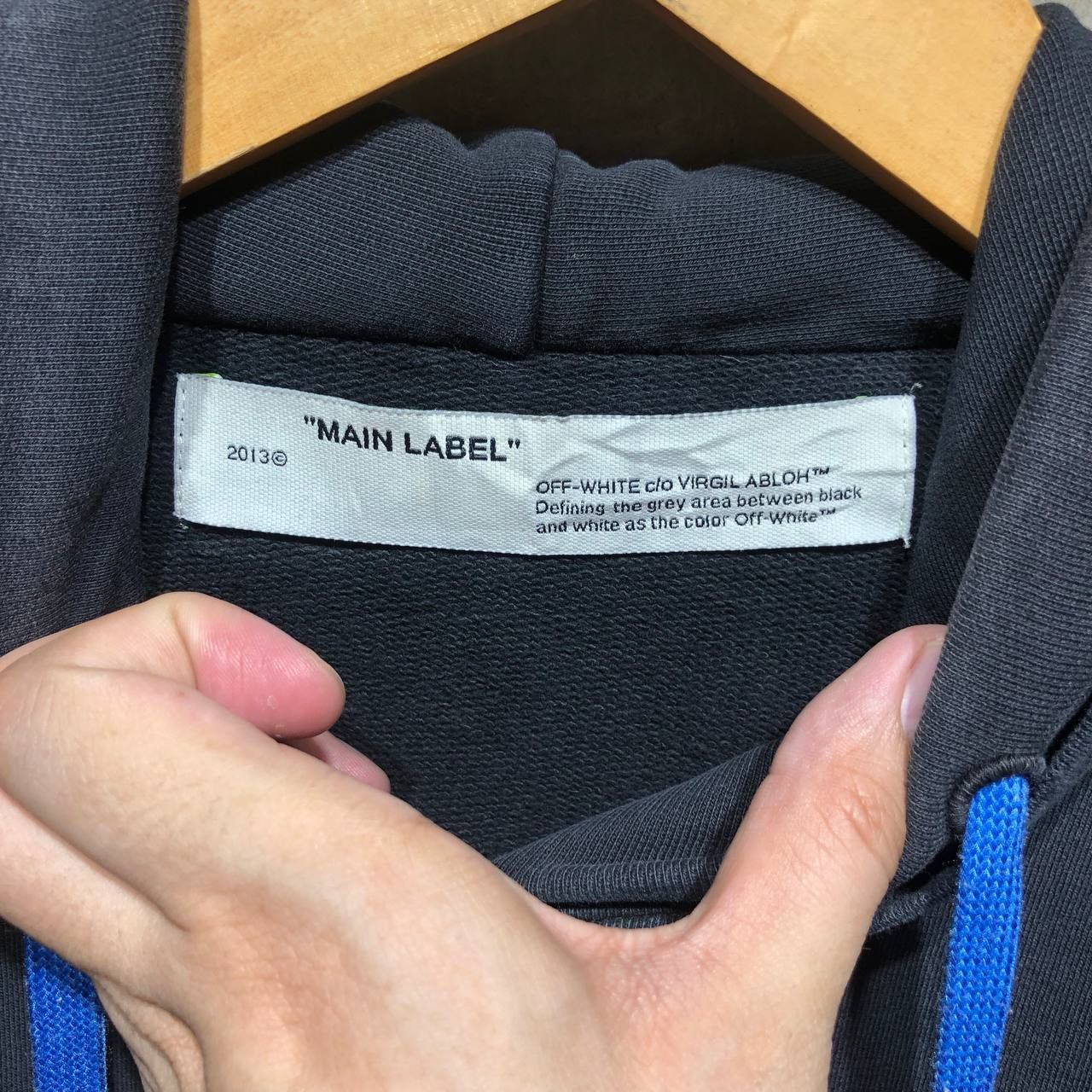 Off-White Off-White Pictogram Incompiuto double sleeves hoodie Size US S / EU 44-46 / 1 - 9 Thumbnail