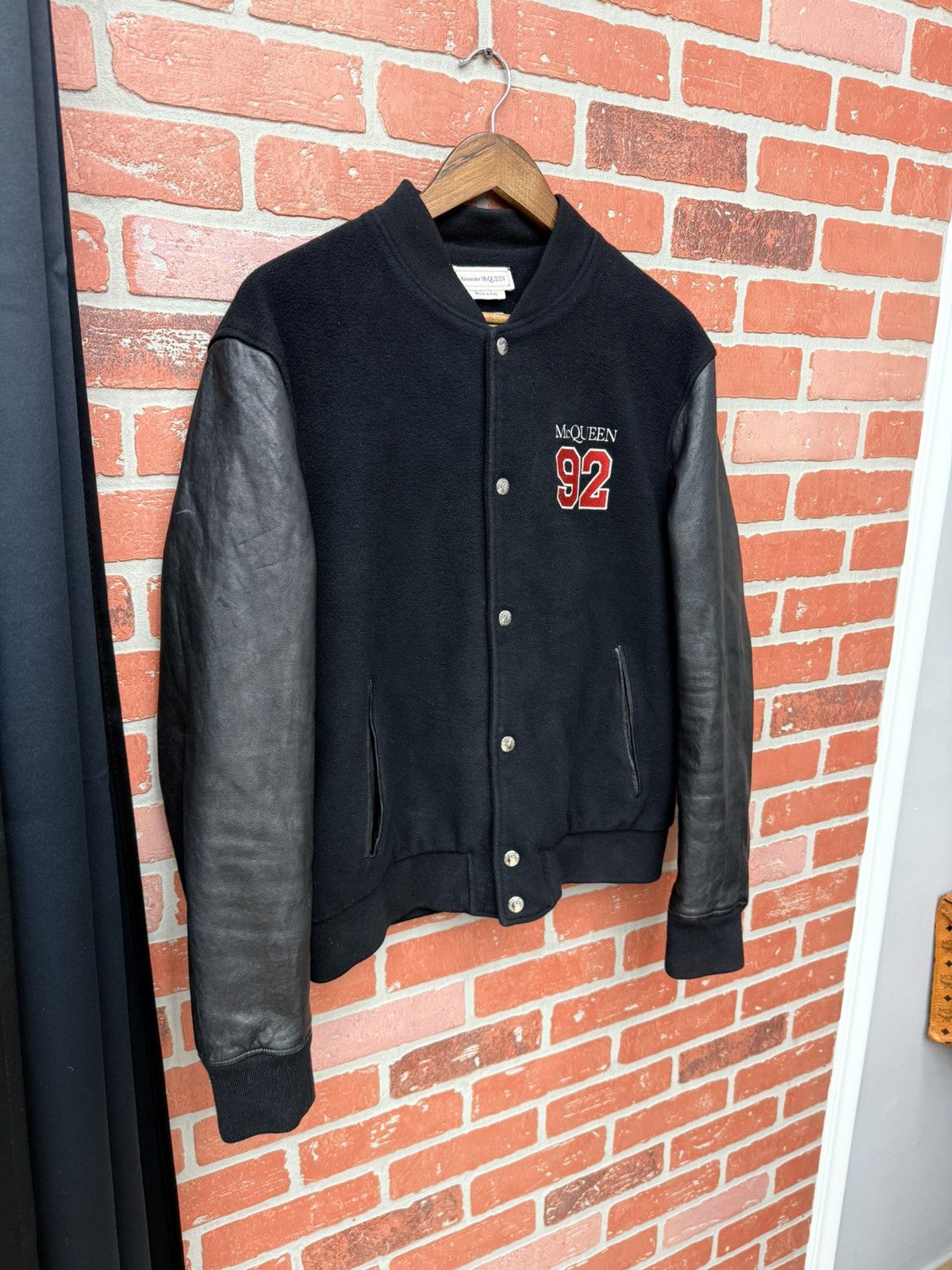 Alexander McQueen Alexander McQueen Mainline "92" Varsity Jacket Wool Size 50 Size US M / EU 48-50 / 2 - 2 Thumbnail