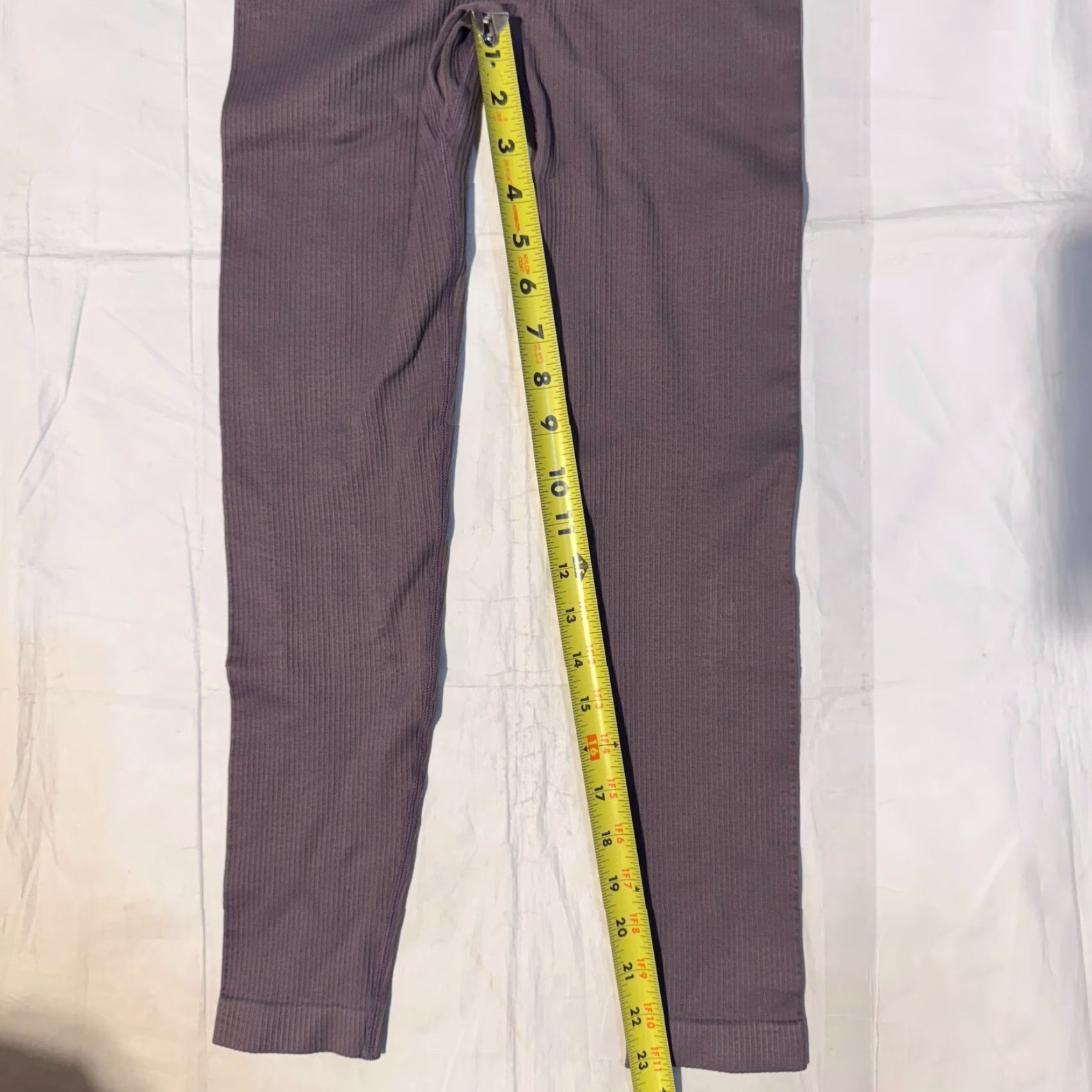 Vintage OQQ Jumpsuit S Gray Yoga Workout Ribbed Long Sleeve square neck Sport Women Size S / US 4 / IT 40 - 4 Thumbnail