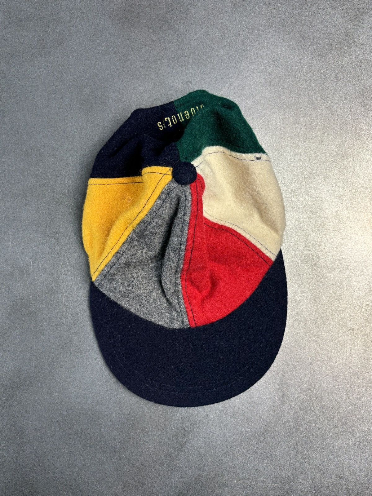 Gap × Vintage 1990s Vintage Wool Baseball Cap Bluenotes Colourblock Hat 90 Size ONE SIZE - 1 Thumbnail