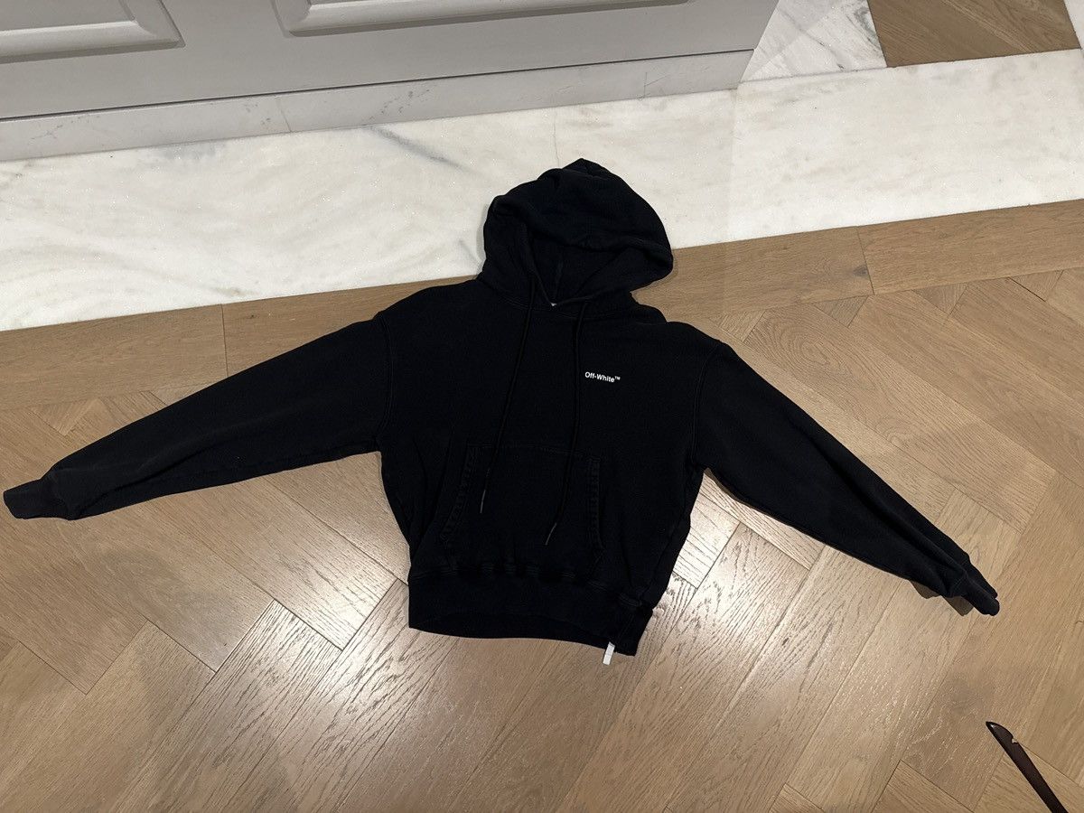 Off-White Off-white hoodie with logo on back Size US XS / EU 42 / 0 - 5 Thumbnail