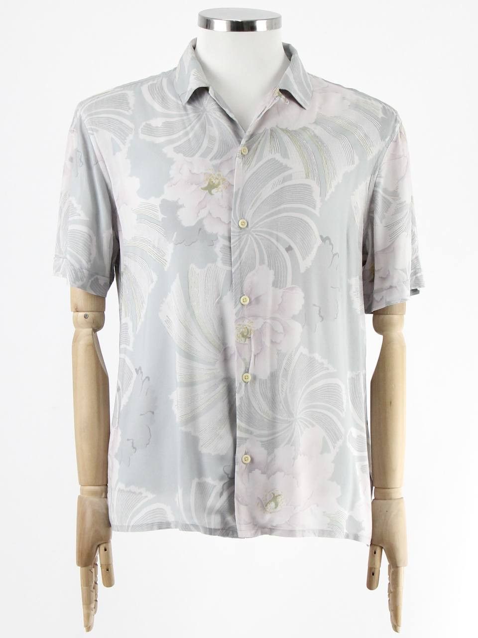 Allsaints ALLSAINTS Short-sleeved viscose print shirt Size US L / EU 52-54 / 3 - 1 Thumbnail