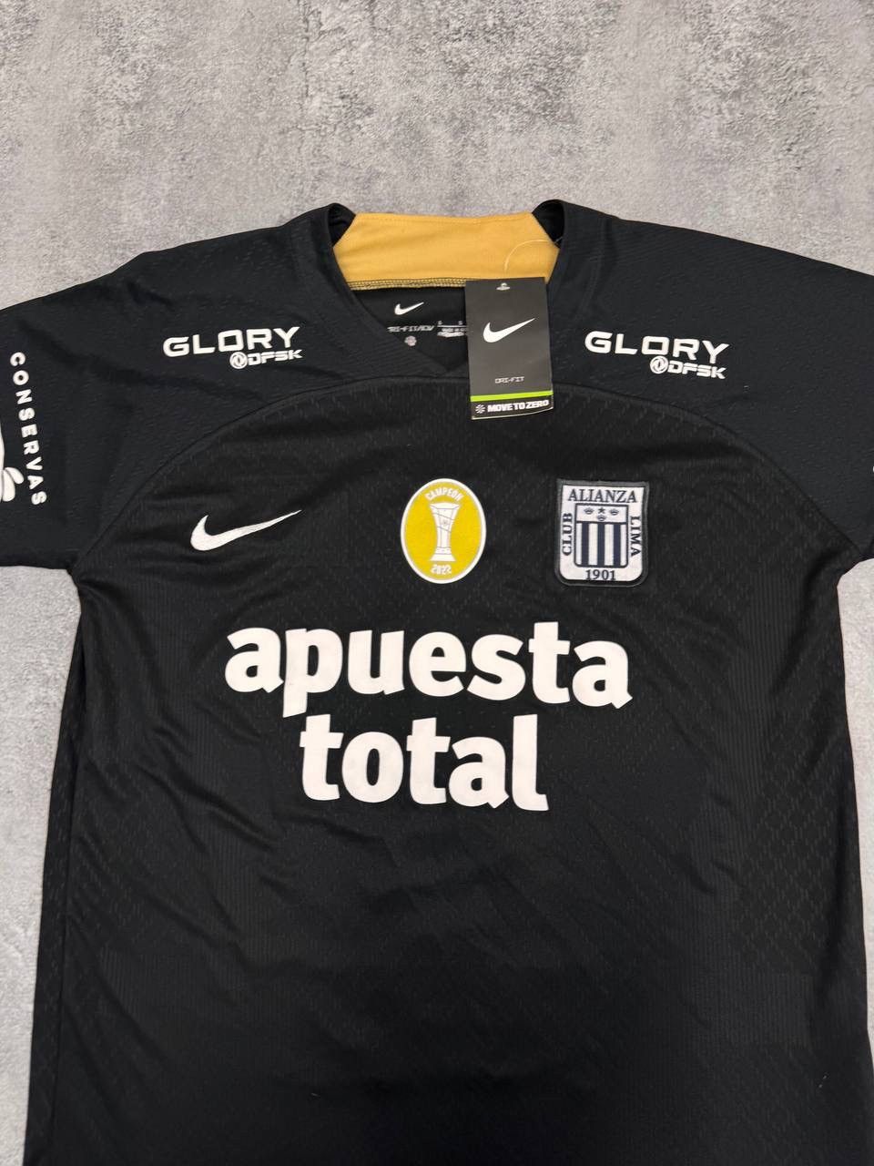 Nike Nike Alianza Lima Away NWT Jersey 2023-2024 Black Size S Size US S / EU 44-46 / 1 - 2 Thumbnail