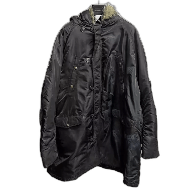 Balenciaga Balenciaga Black Long Sleeve Coat Size US L / EU 52-54 / 3 - 1 Thumbnail