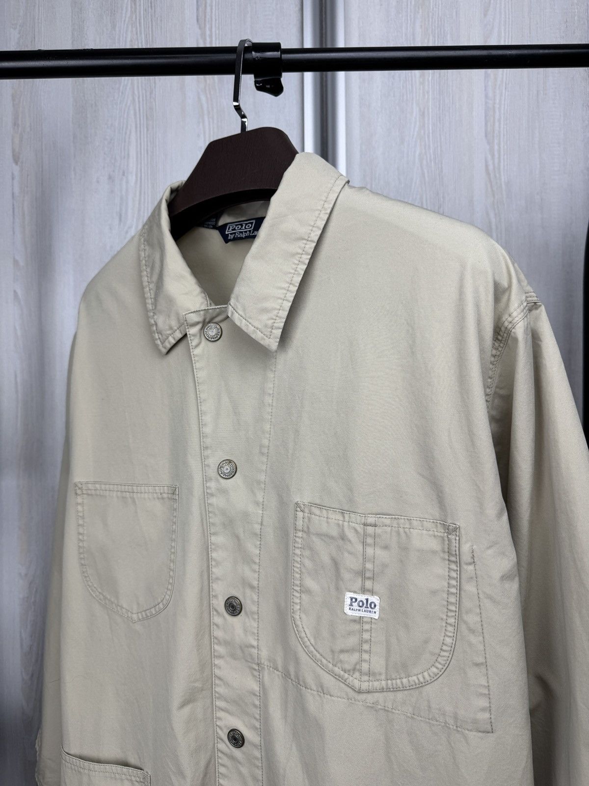Polo Ralph Lauren Polo Ralph Lauren vintage beige flare sleeves button jacket Size US L / EU 52-54 / 3 - 11 Thumbnail