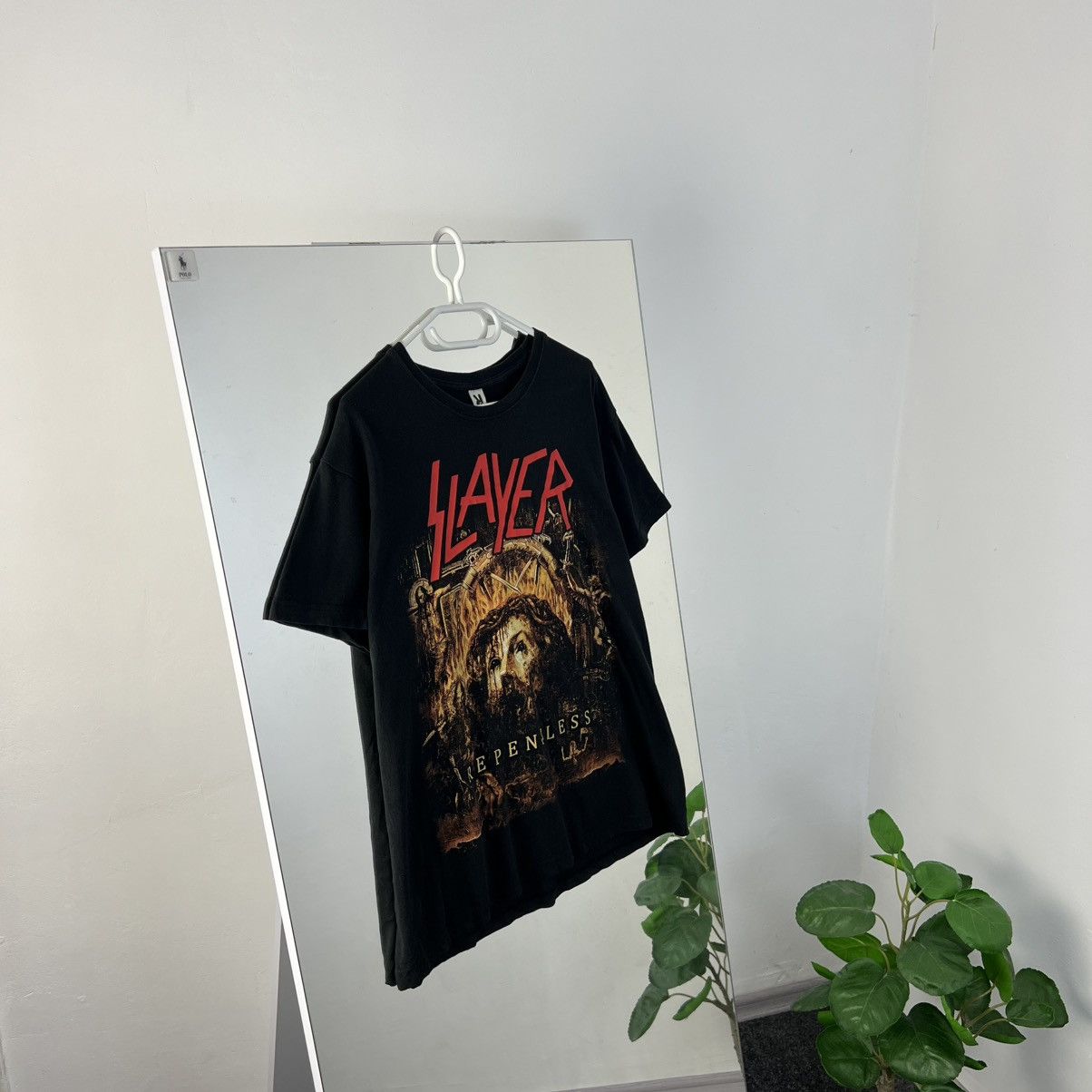 Band Tees Vintage Slayer Jesus Two Sides Logo Rock Band T-Shirt Size US XL / EU 56 / 4 - 1 Thumbnail