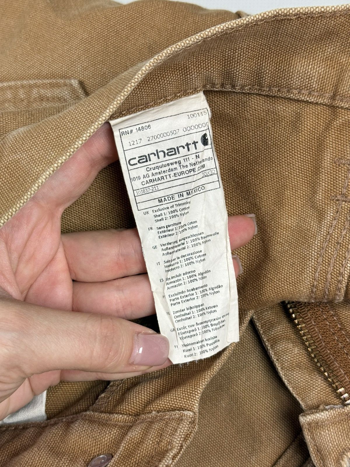 Carhartt Carhartt Canvas Workwear Double Knee Cargo Pants Trousers Size US 30 / EU 46 - 16 Thumbnail