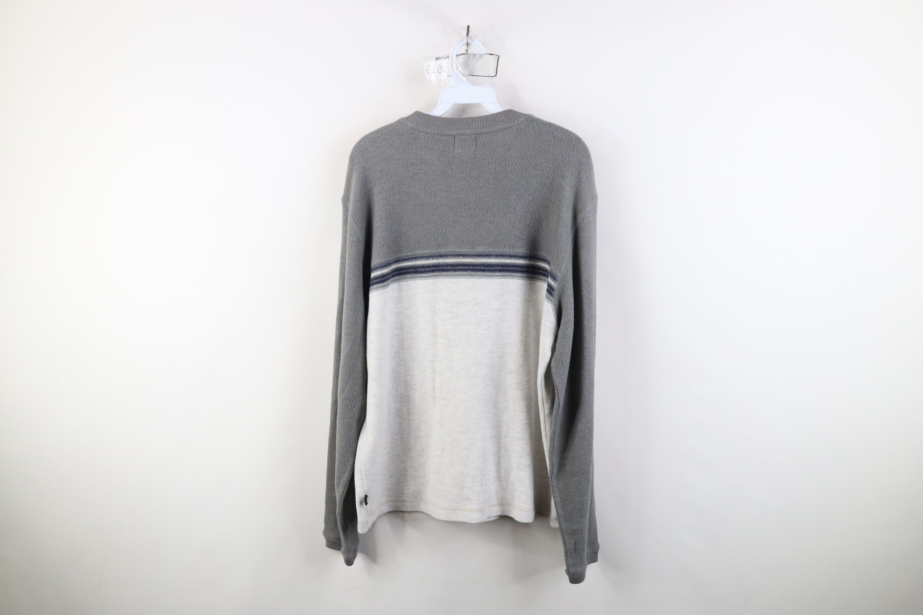 Vintage Vintage Y2K Streetwear Block Fleece Lightweight Sweater Size US L / EU 52-54 / 3 - 9 Thumbnail