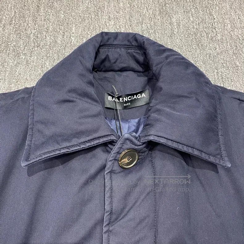 Balenciaga Balenciaga Blue Cotton Coat Jacket Size US S / EU 44-46 / 1 - 6 Thumbnail