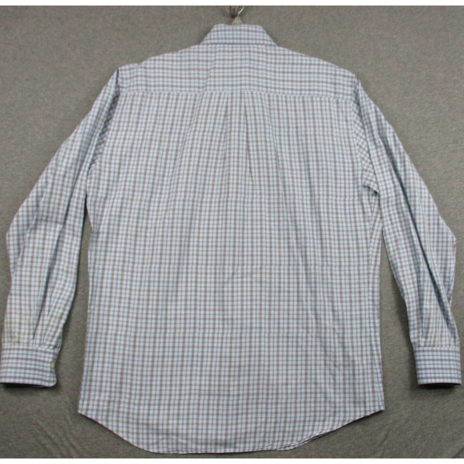 Peter Millar Peter Millar Crown Button Shirt Large Men Long Sleeve Blue Plaid Check Shirt Size US L / EU 52-54 / 3 - 5 Thumbnail