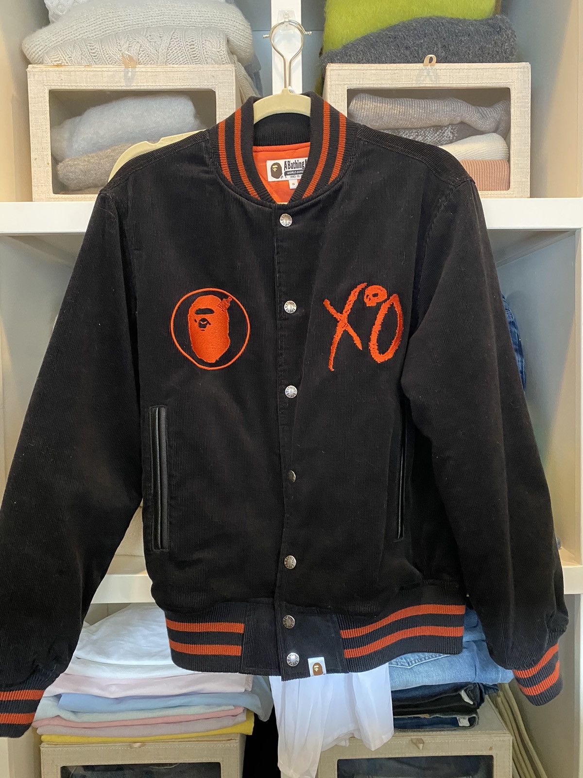 Bape Bape x XO Varsity Jacket | Grailed