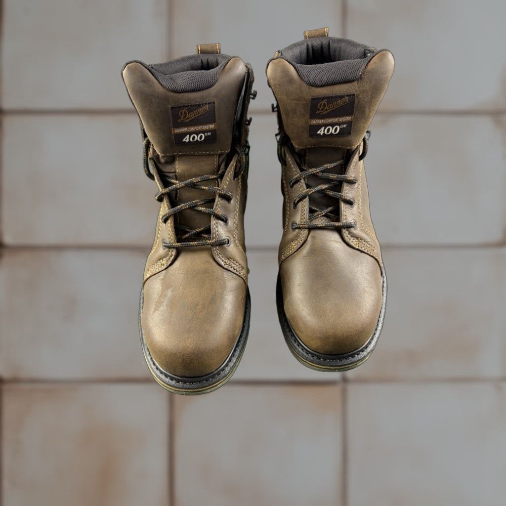 Danner Danner Steel Yard 12536 Boot Men 11.5 Brown Waterproof Leather 6” Work Hunting Outdoor Shoes D Boot Mens Brown 11.5 Size US 12 / EU 45 - 1 Thumbnail