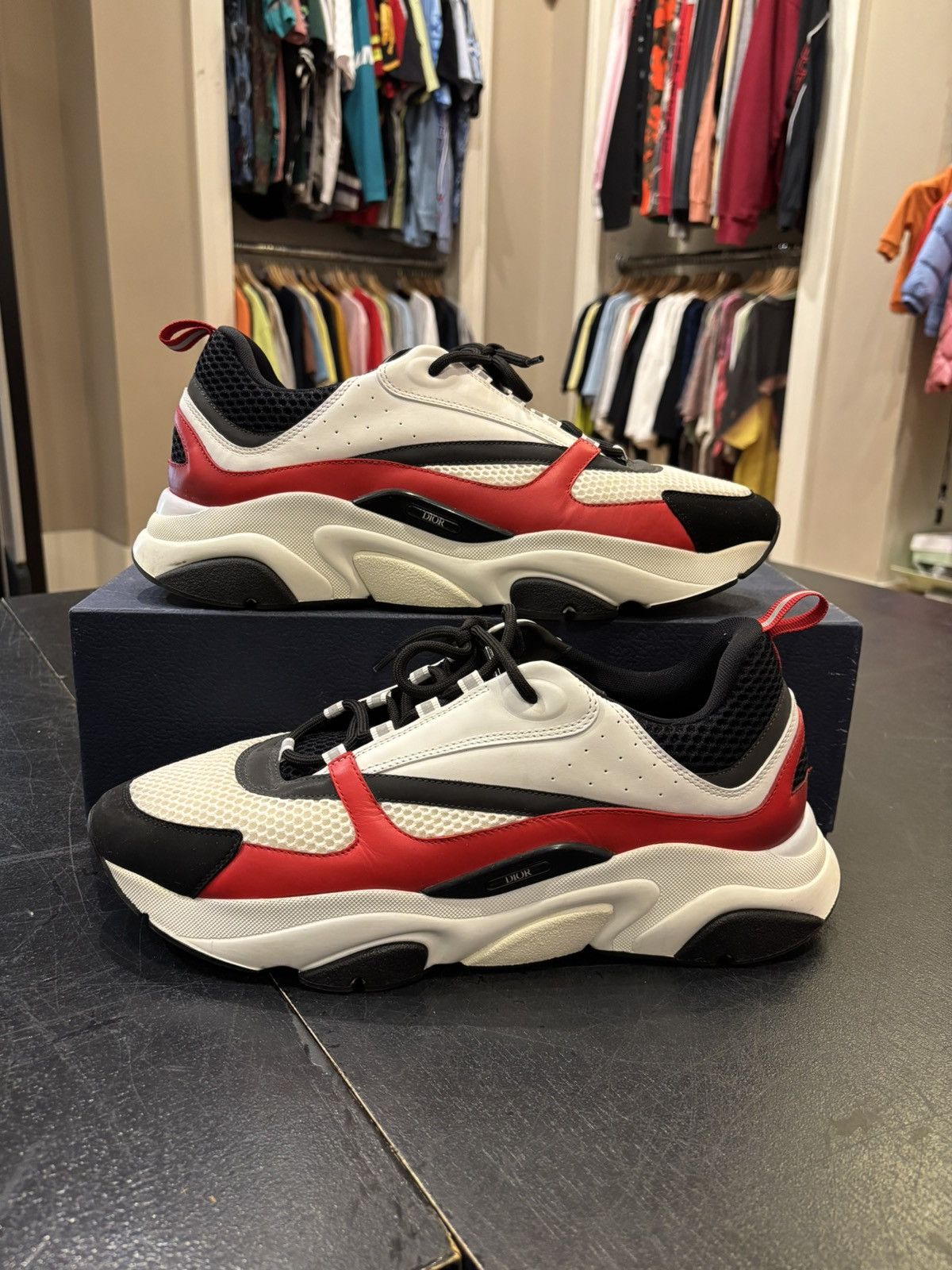 Dior Dior B22 White / Red (16) Size US 15 / EU 48 - 1 Thumbnail