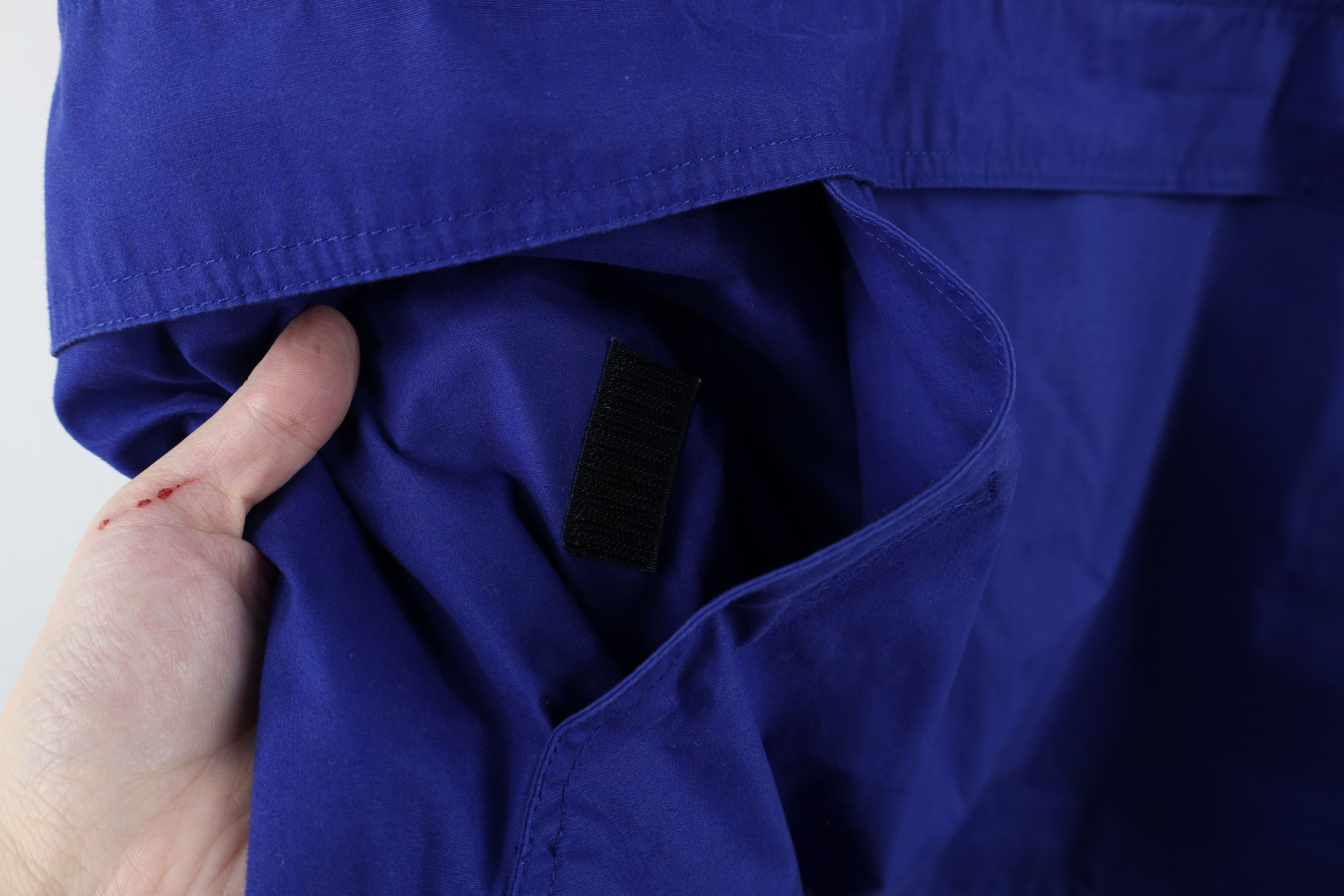 Ralph Lauren × Vintage Vintage 90s Chaps Ralph Lauren Hooded Anorak Jacket Blue Size US L / EU 52-54 / 3 - 7 Thumbnail