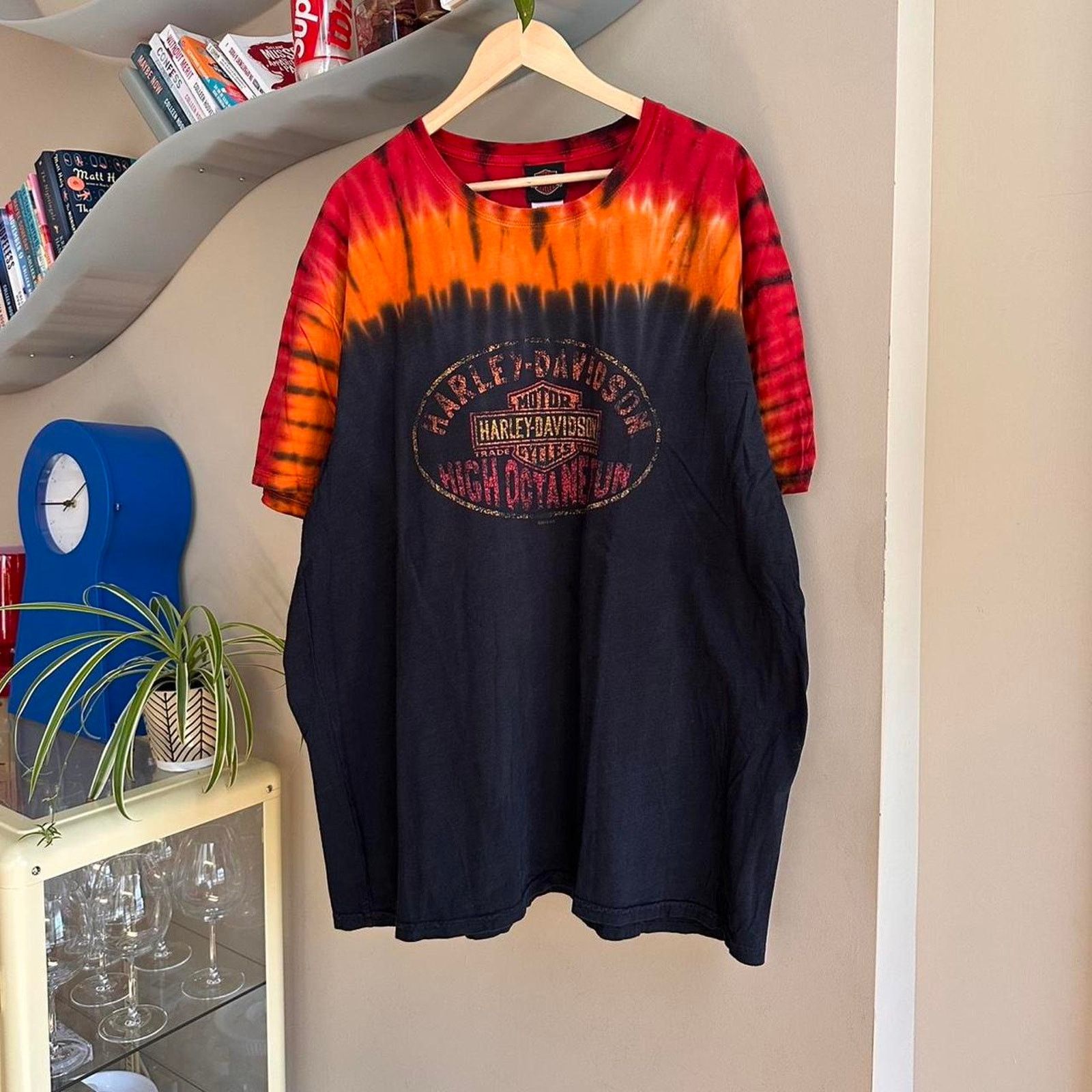 Harley Davidson × Vintage Vintage 2015 Harley Davidson Tie Dye Shirt Size US XXL / EU 58 / 5 - 1 Thumbnail
