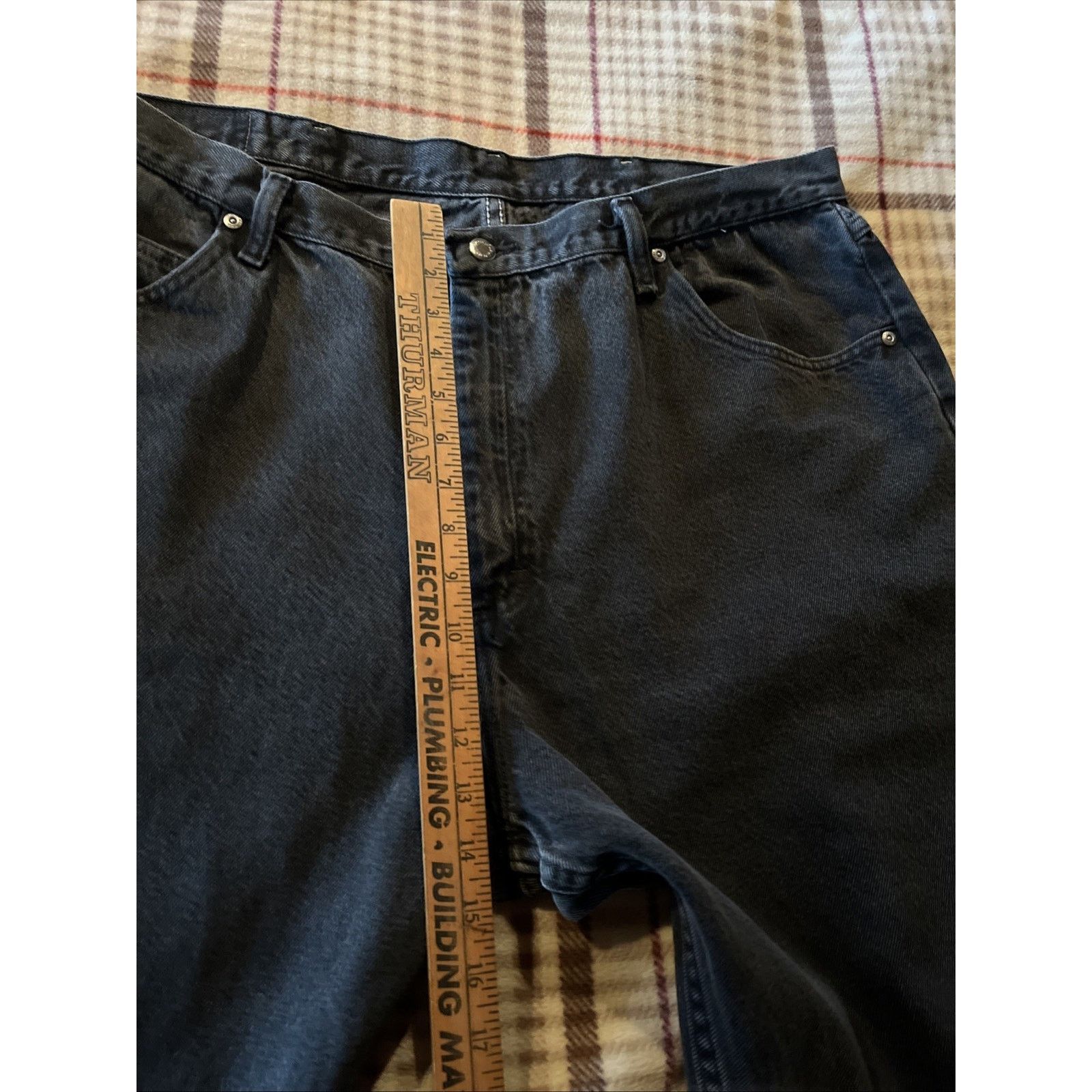Wrangler Wrangler Vintage Jeans Men’s 40x29 Dark Gray Relaxed Denim Size US 40 / EU 56 - 6 Thumbnail