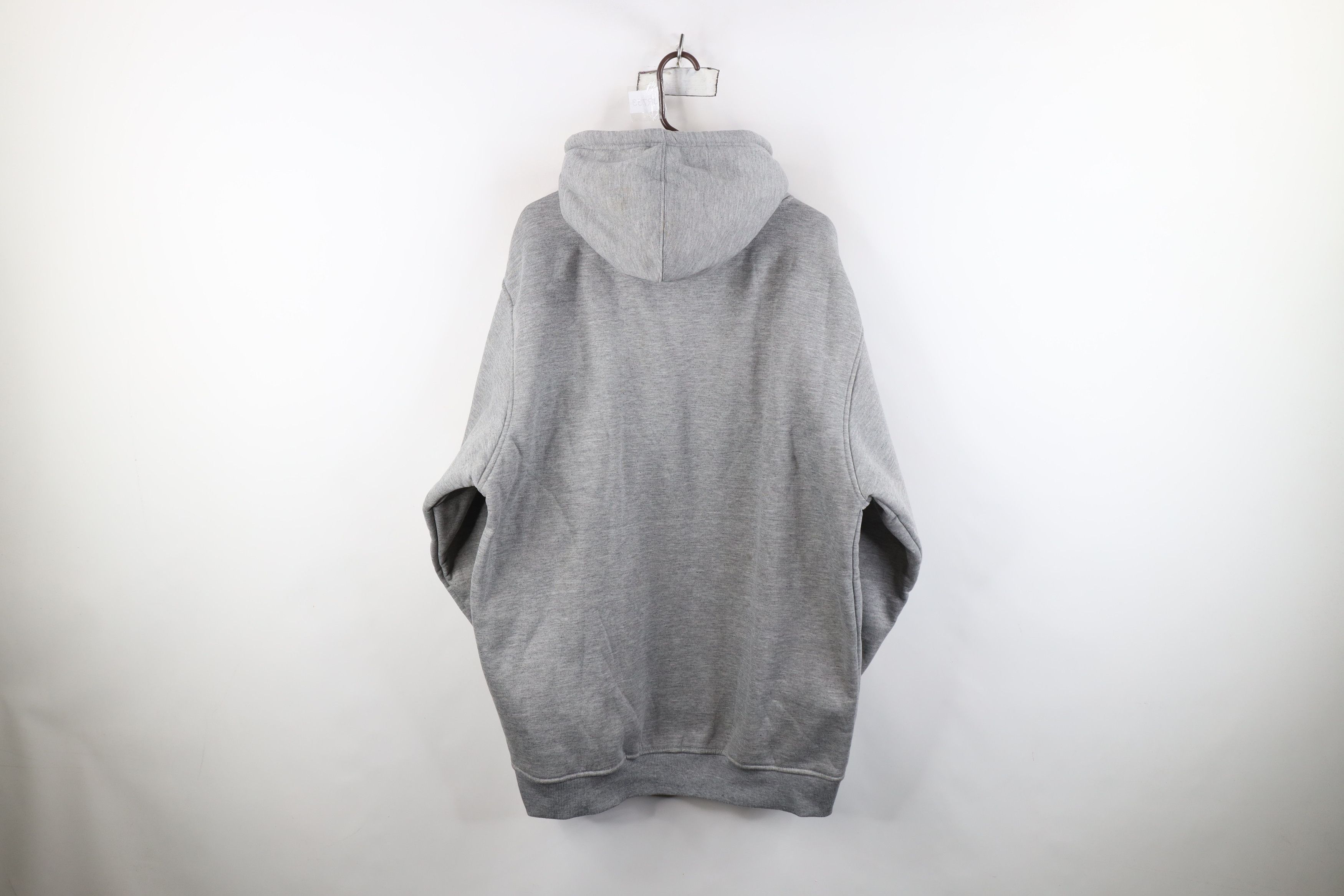 Vintage Vintage 90s Y2K Streetwear Heavyweight Full Zip Hoodie Gray Size US XXL / EU 58 / 5 - 11 Thumbnail