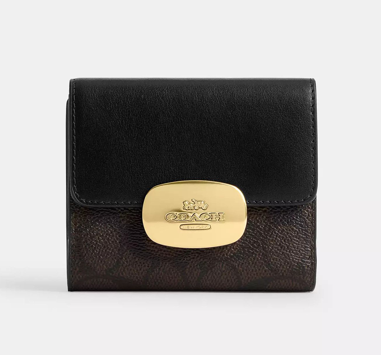 Coach Eliza Small Wallet In Signature Canvas CW801 Size ONE SIZE - 4 Thumbnail
