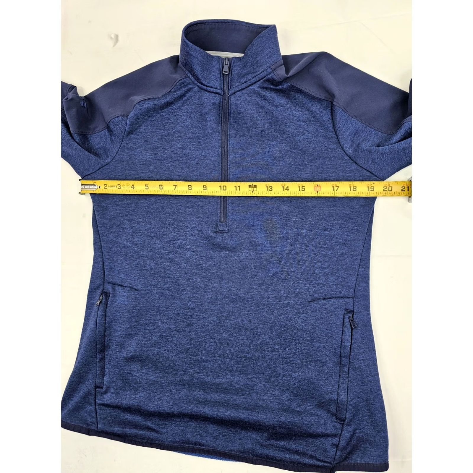 Under Armour Under Armour 1/4 Zip Pullover Loose ColdGear Men M Heathered Blue EUC Shirts Size US M / EU 48-50 / 2 - 4 Thumbnail