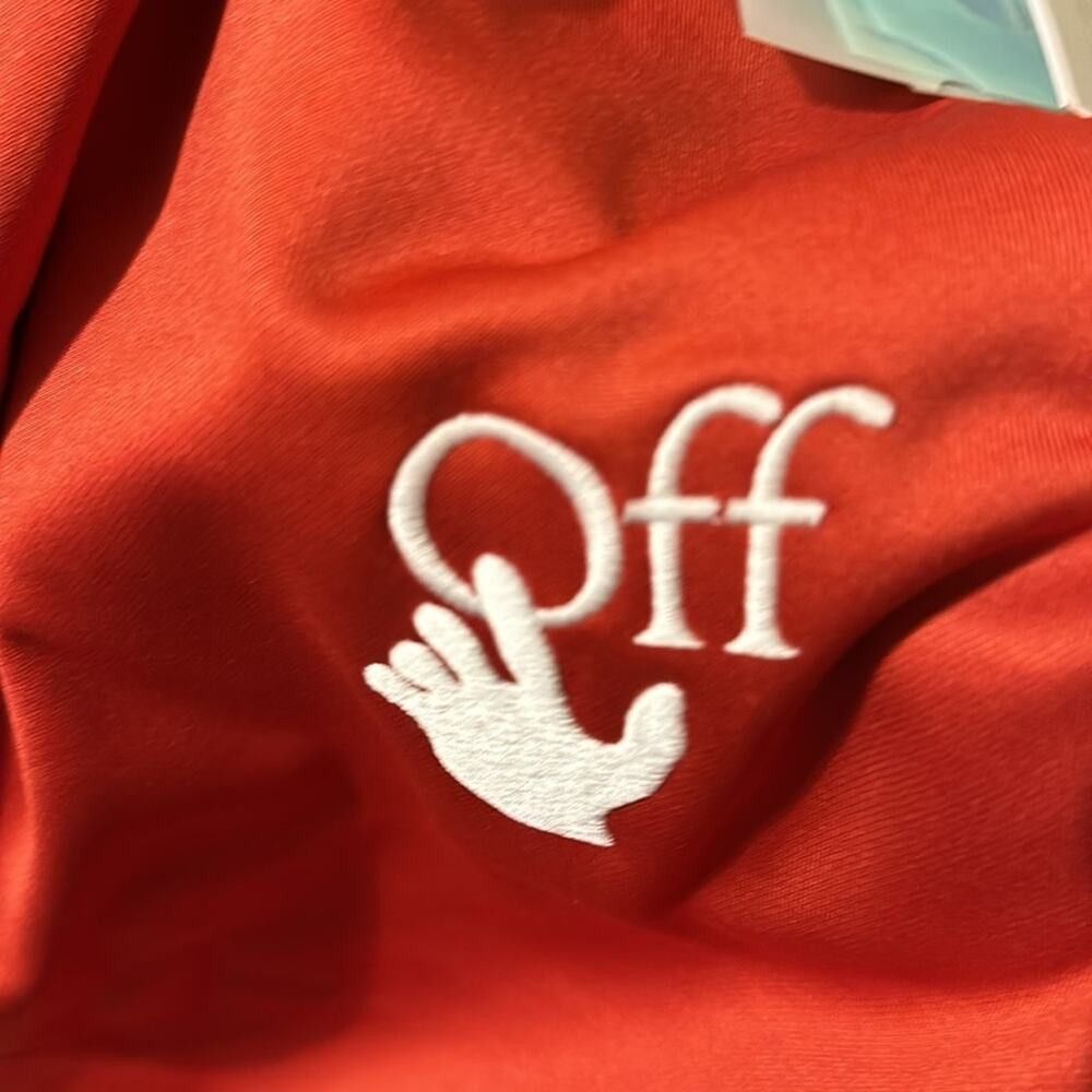 Off-White Off-White Hand Logo Shorts Red M Size US 30 / EU 46 - 10 Thumbnail