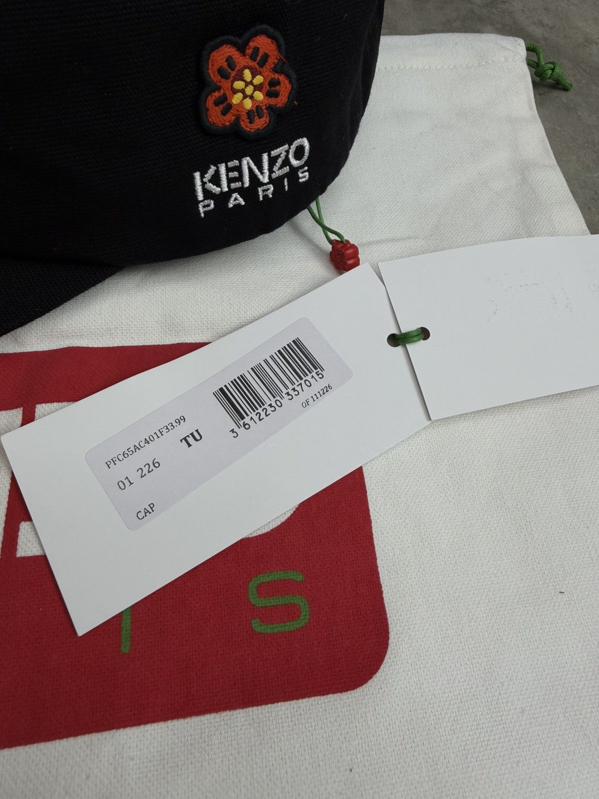 Kenzo Kenzo Black Boke Flower Cap Size One Size Size ONE SIZE - 5 Thumbnail