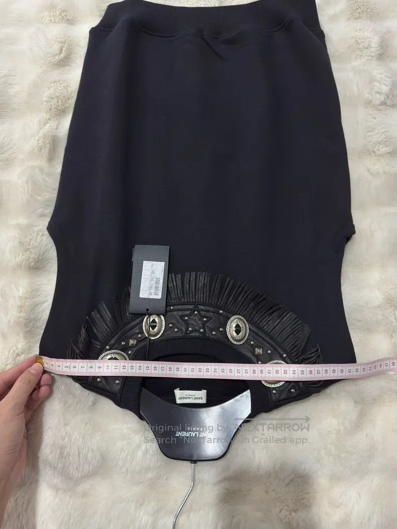Saint Laurent Paris Saint Laurent Paris Original Sheepskin Fringe Metal Vest S Size US S / EU 44-46 / 1 - 7 Thumbnail