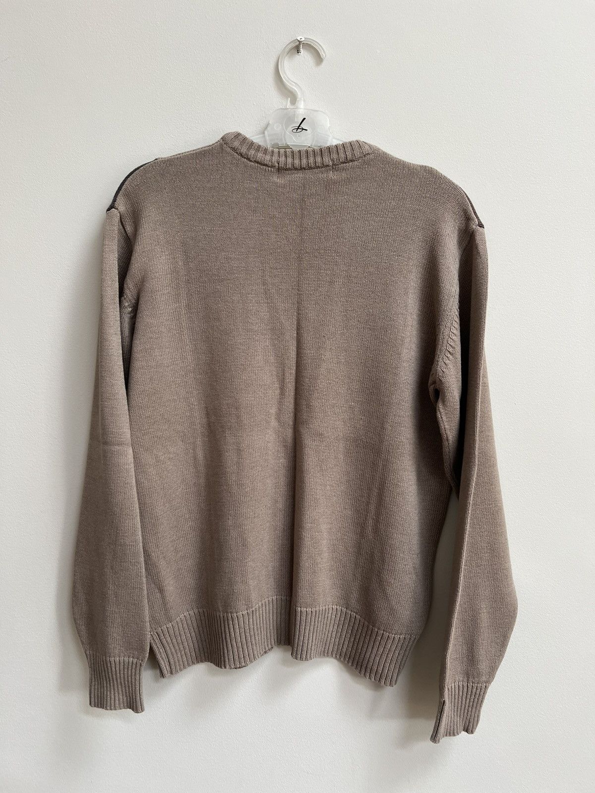Oscar De La Renta Oscar de la renta cotton beige knitted sweater Size US M / EU 48-50 / 2 - 4 Thumbnail