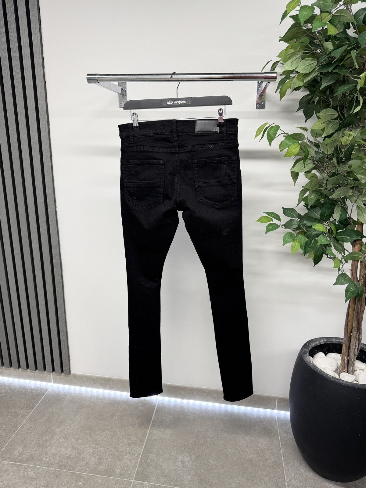 Amiri Amiri MX1 Destroyed Distressed Jeans In Black RRP £950 Size US 31 - 2 Thumbnail