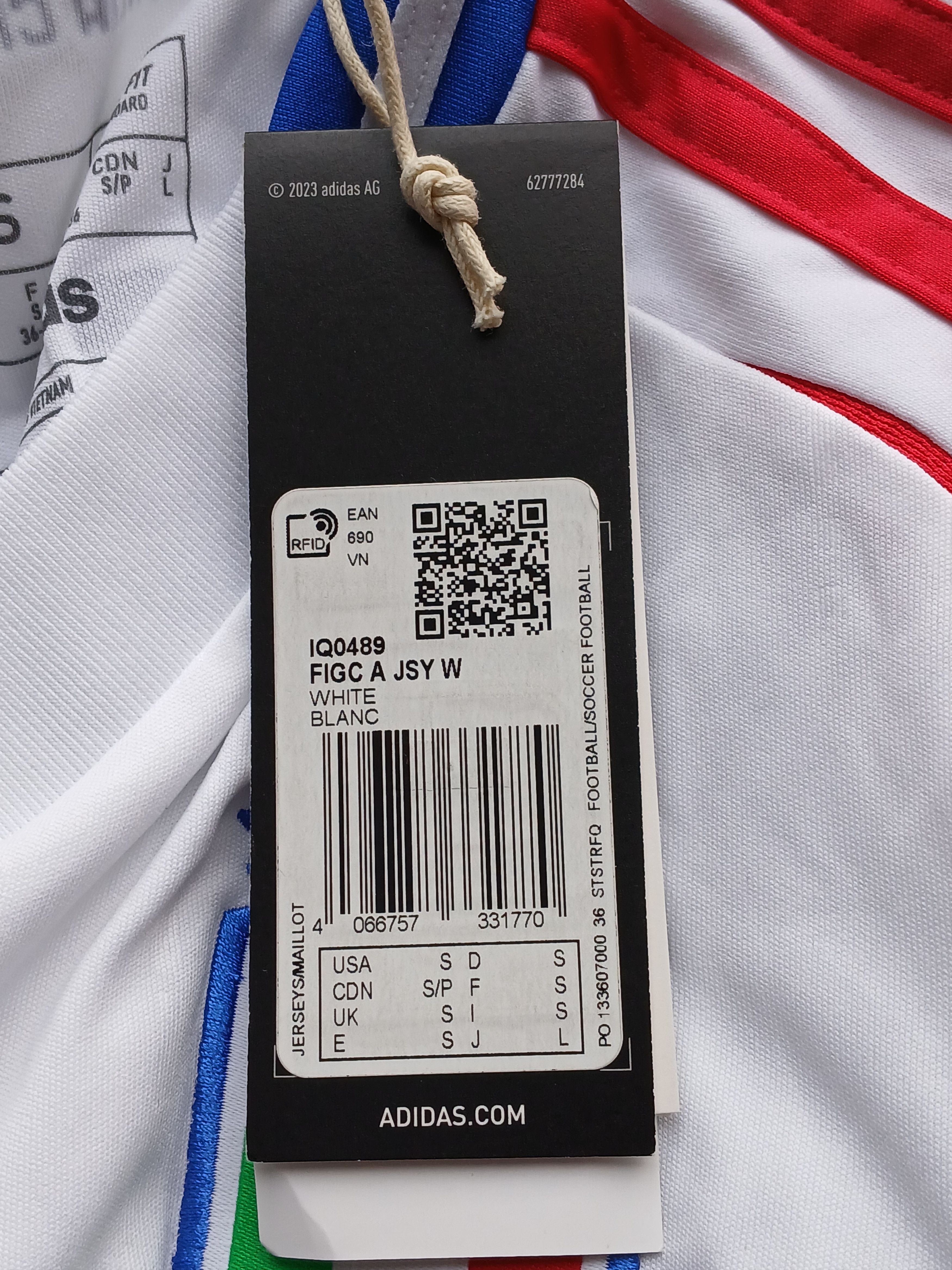 Adidas New Italy Football National Team 24/25 Away Jersey T-Shirt Size S / US 4 / IT 40 - 11 Thumbnail