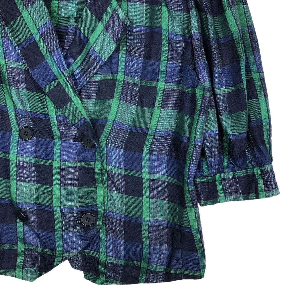 Givenchy 🔥VINTAGE CROPPED BUTTON JACKET GIVENCHY GLAMOUR TARTAN Size M / US 6-8 / IT 42-44 - 5 Thumbnail