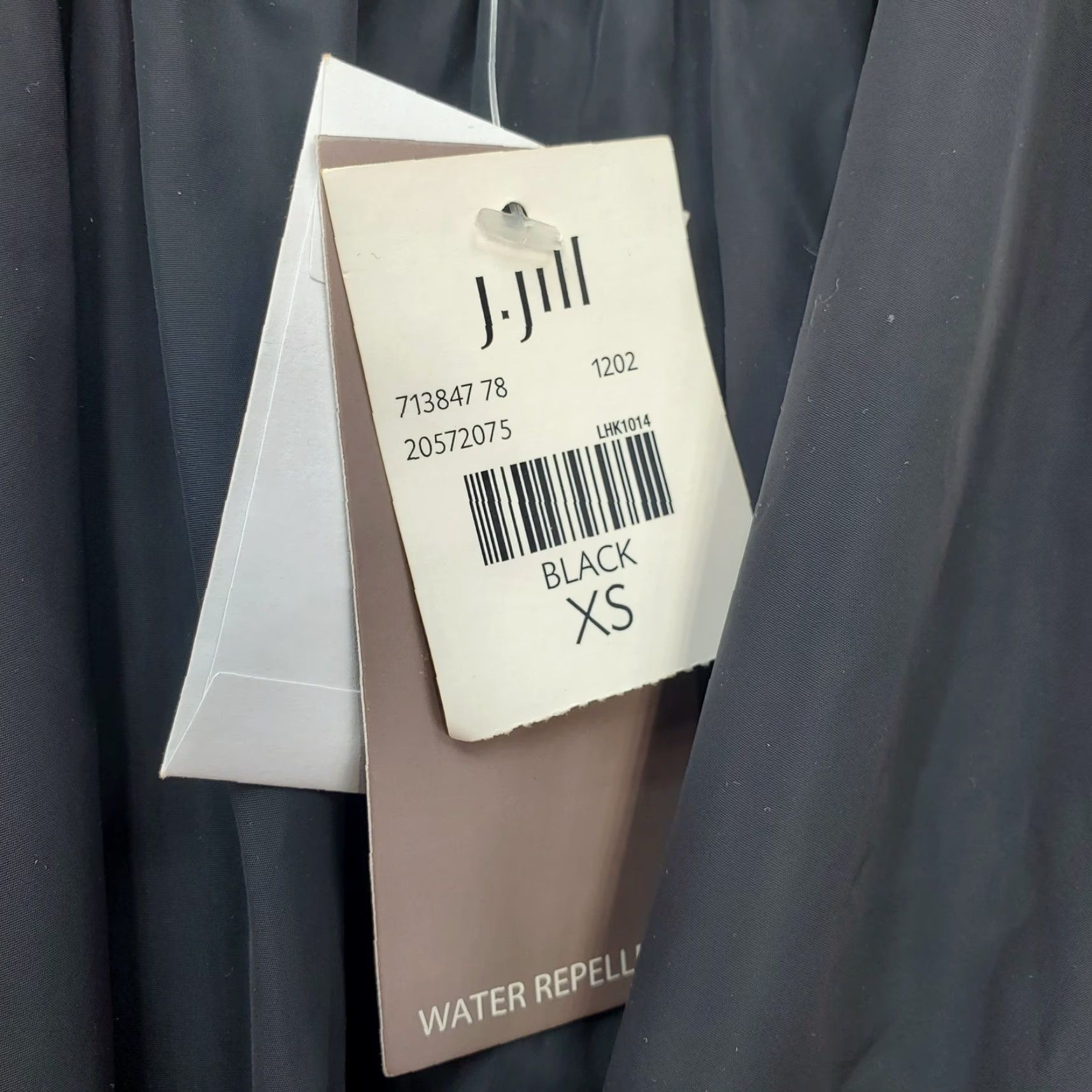 J. Jill J. Jill Water Repellent Raincoat Trench Coat Womens XS Black Lightweight Size XS / US 0-2 / IT 36-38 - 3 Thumbnail