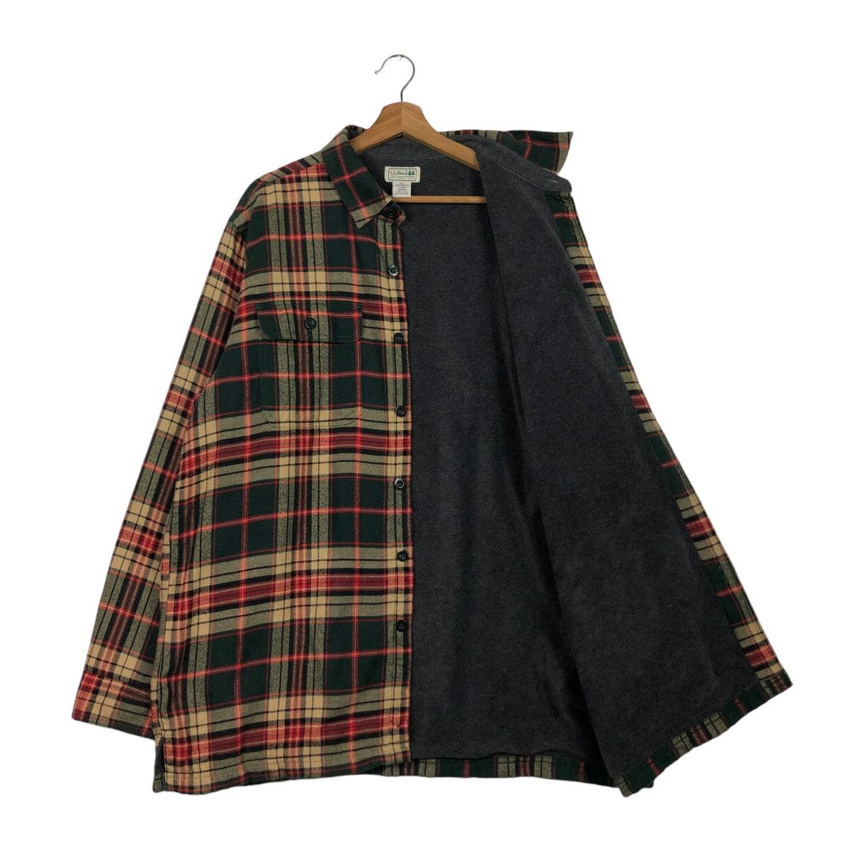 Japanese Brand 🔥VINTAGE FLANNEL SHIRT JACKET L.L.BEAN CHORE TARTAN DESIGN Size US L / EU 52-54 / 3 - 13 Thumbnail